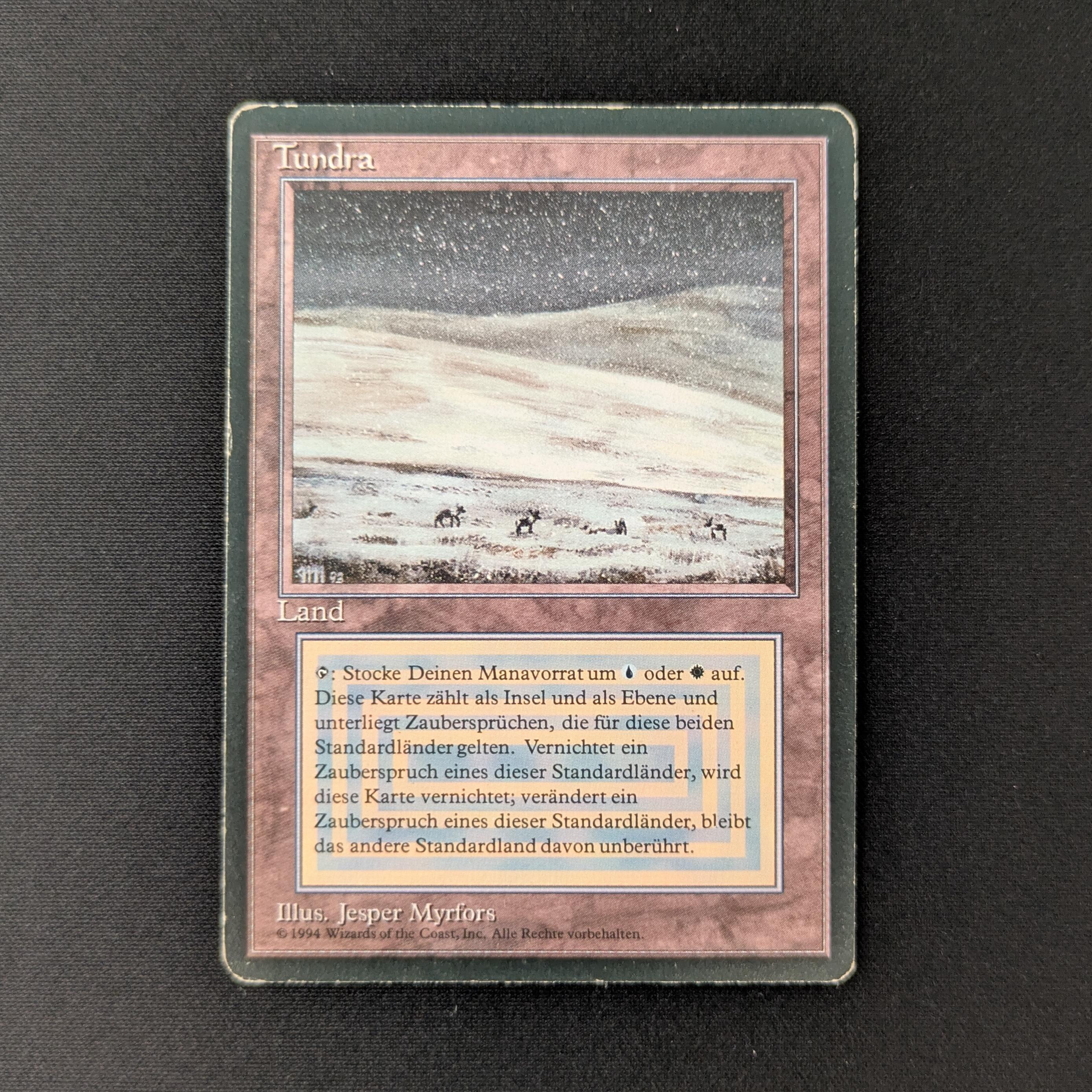 MTG Singles - Tundra - Foreign Black Bordered - German - LP - 27729