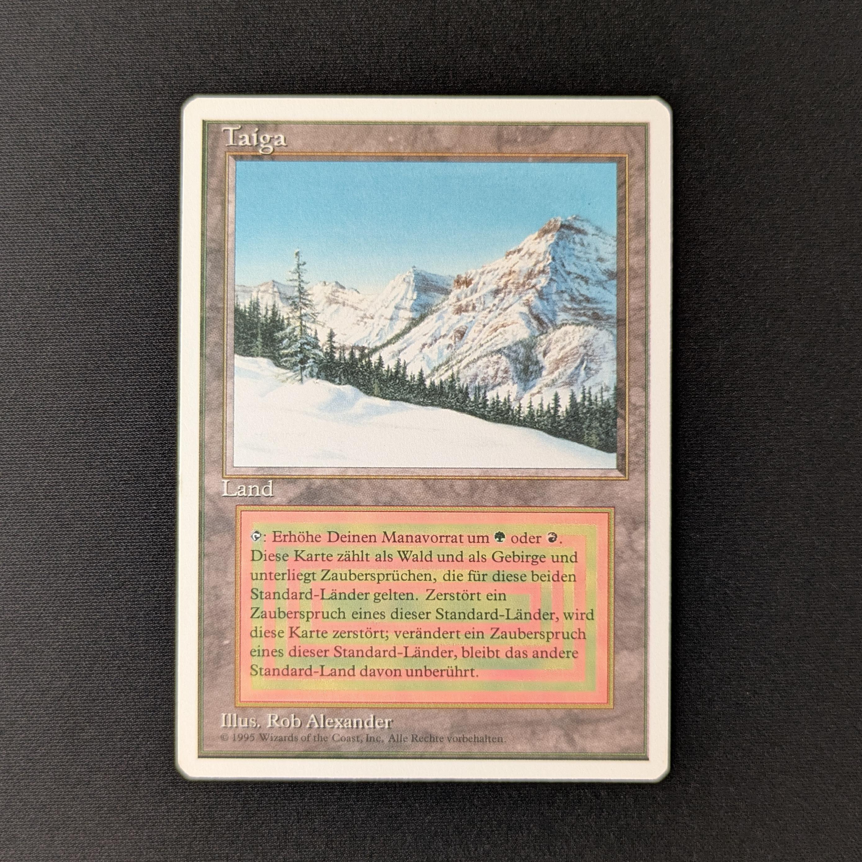 MTG Singles - Taiga - Foreign White Bordered - German - GD - 27740