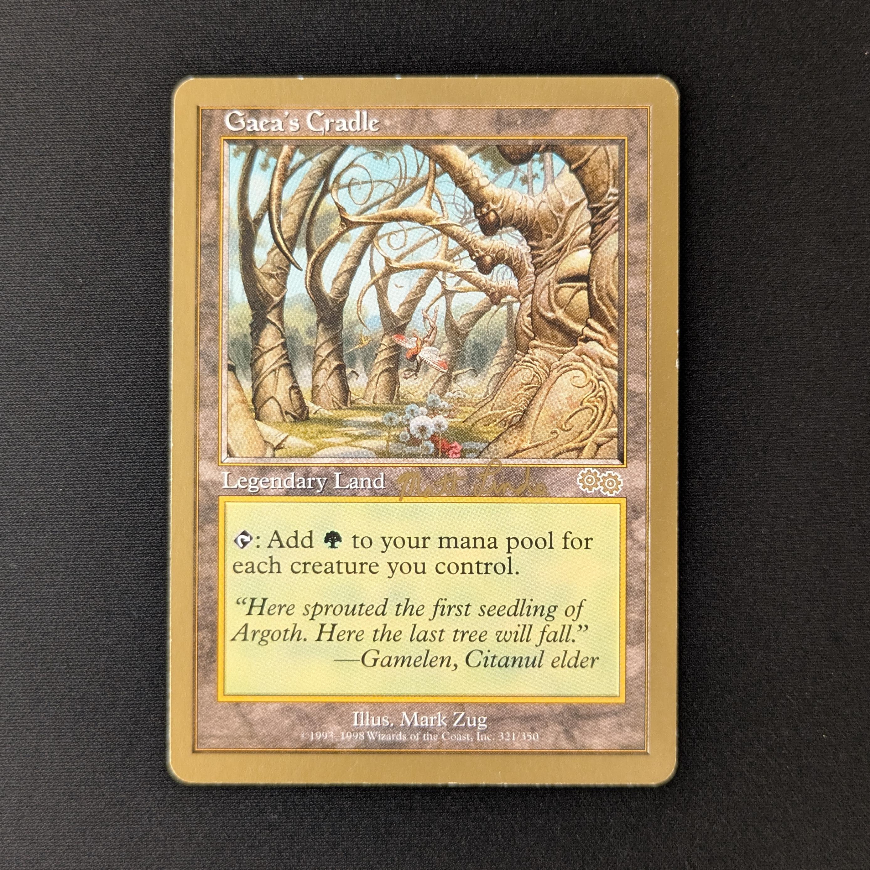 MTG Singles - Gaea's Cradle - WCD 1999: Matt Linde - GD -