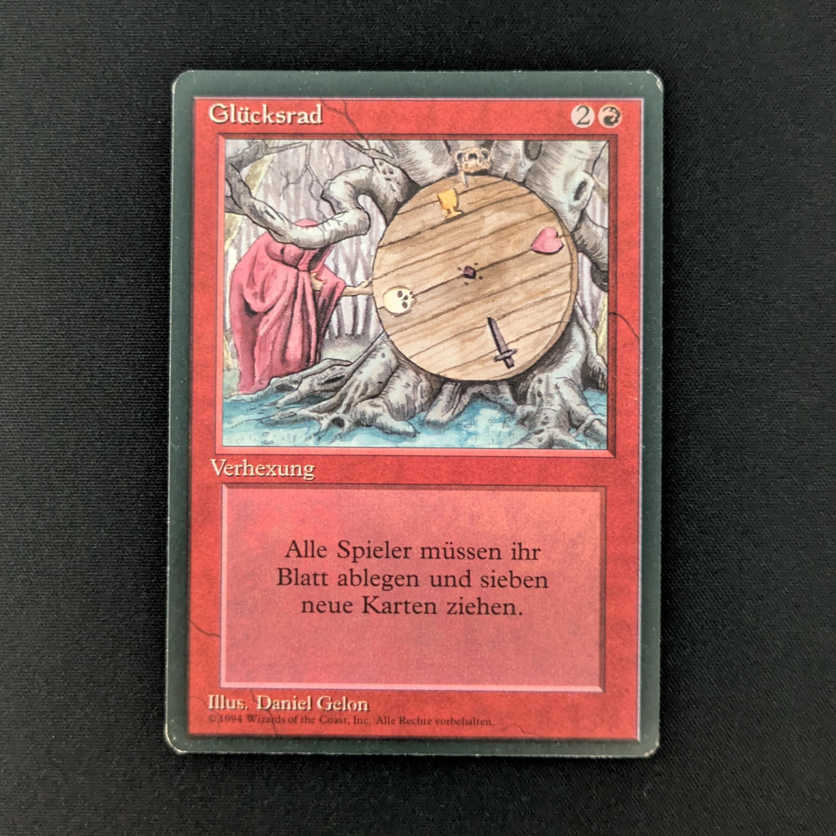 MTG Singles - Wheel of Fortune - Foreign Black Bordered - German - GD - 27968