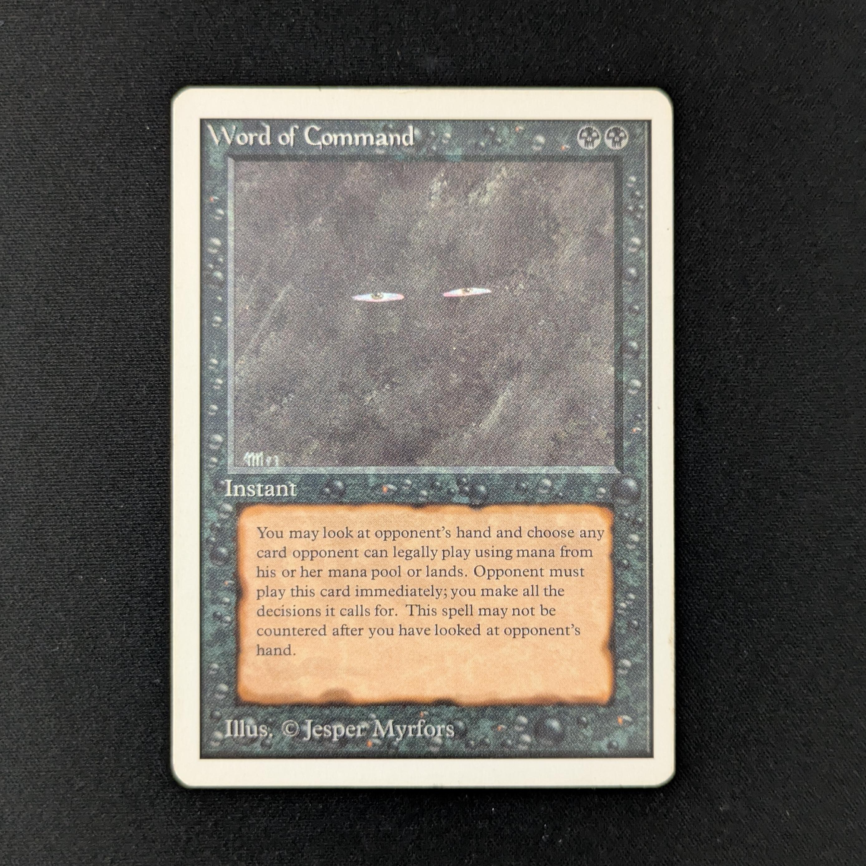 MTG Singles - Word of Command - Unlimited - LP - 28092