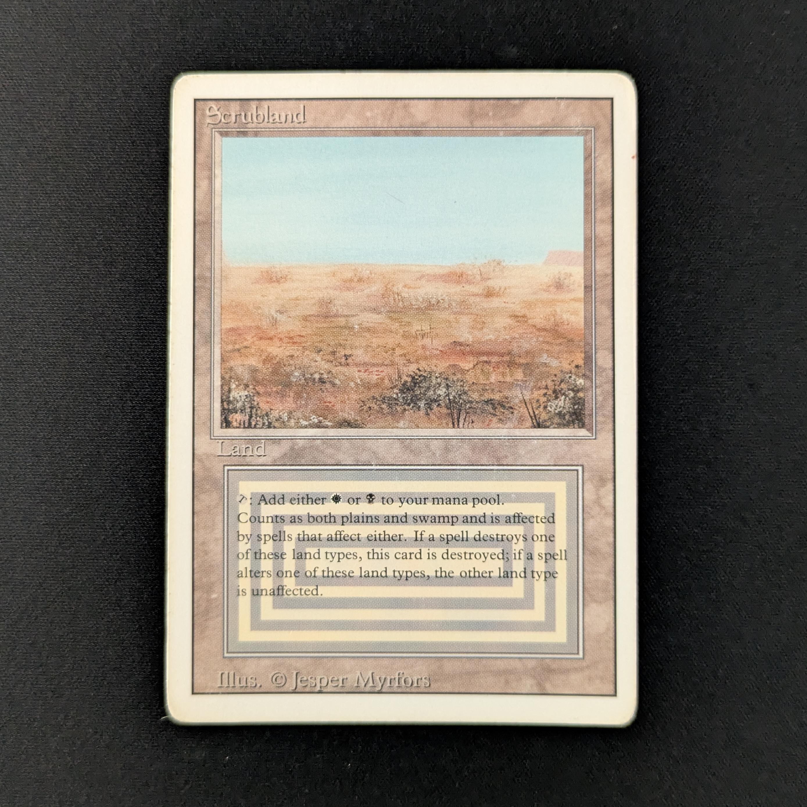 MTG Singles - Scrubland - Revised - PO - 28137