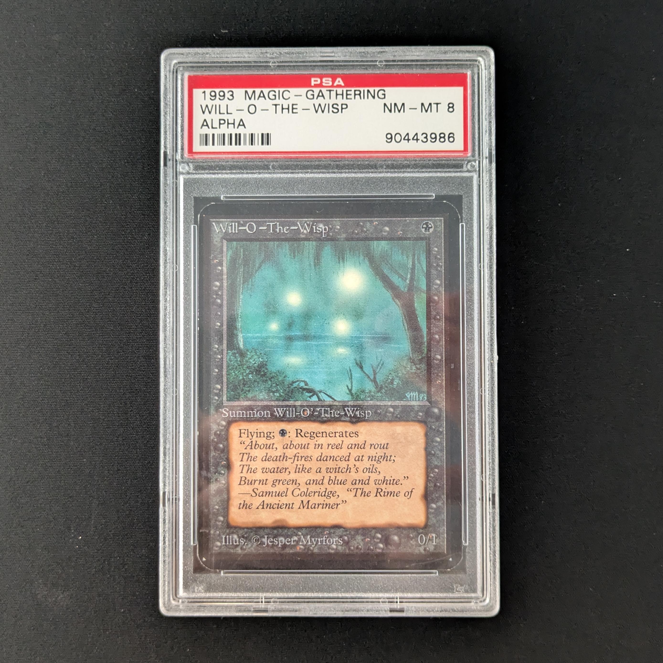 MTG Singles - Will-O-The-Wisp - Alpha - PSA 8 - 28201