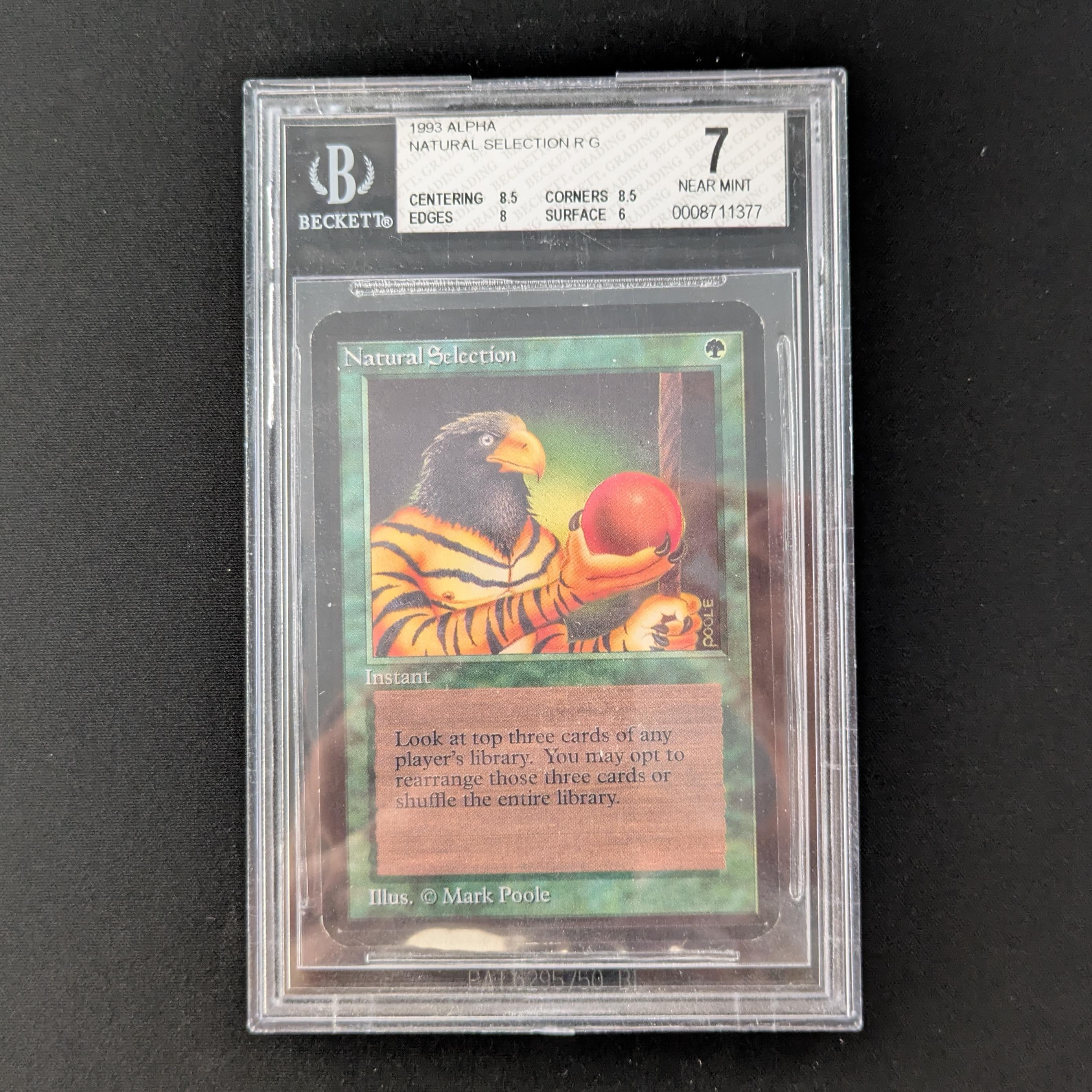 MTG Singles - Natural Selection - Alpha - BGS 7 - 28206