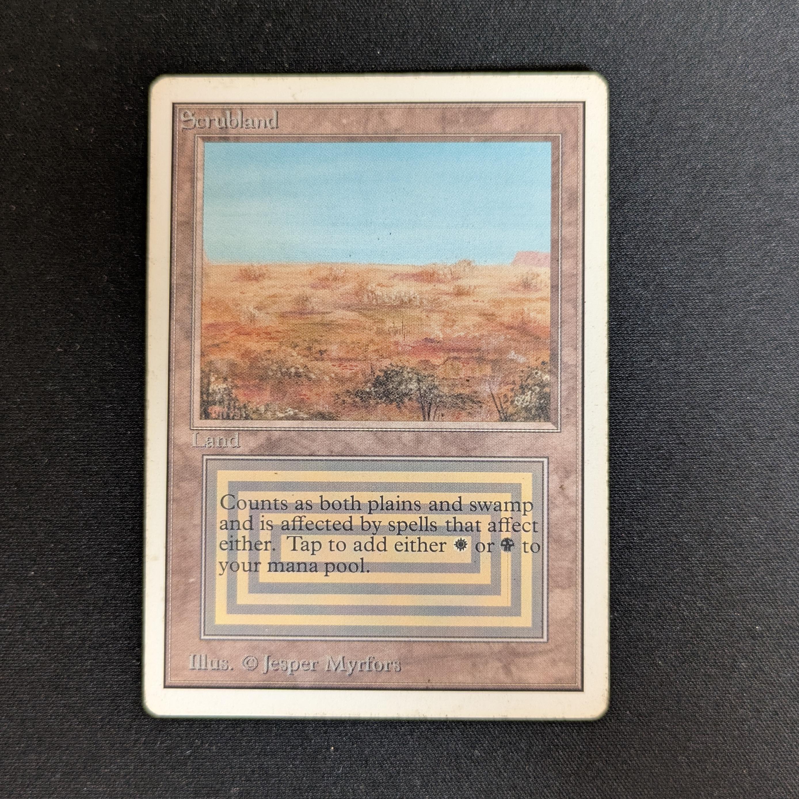 MTG Singles - Scrubland - Unlimited -