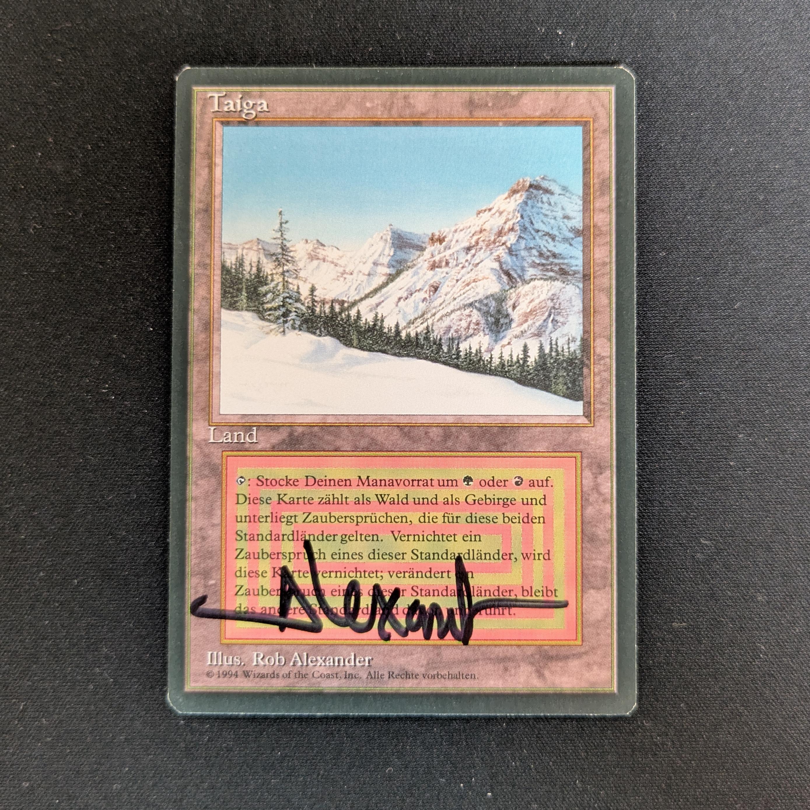 MTG Singles - Taiga - Foreign Black Bordered -