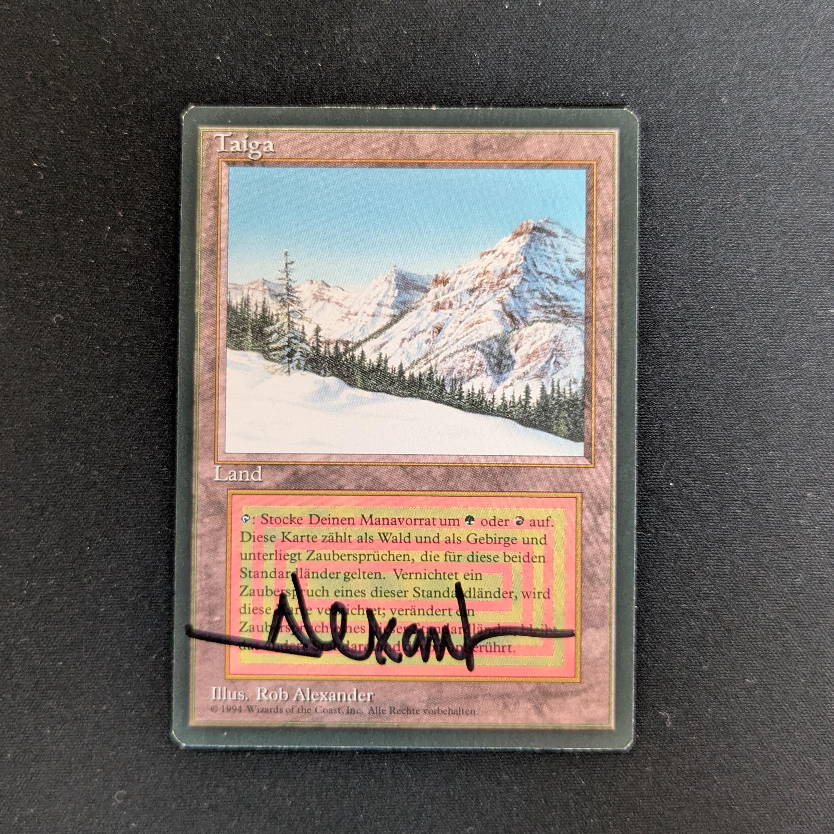 MTG Singles - Taiga - Foreign Black Bordered -