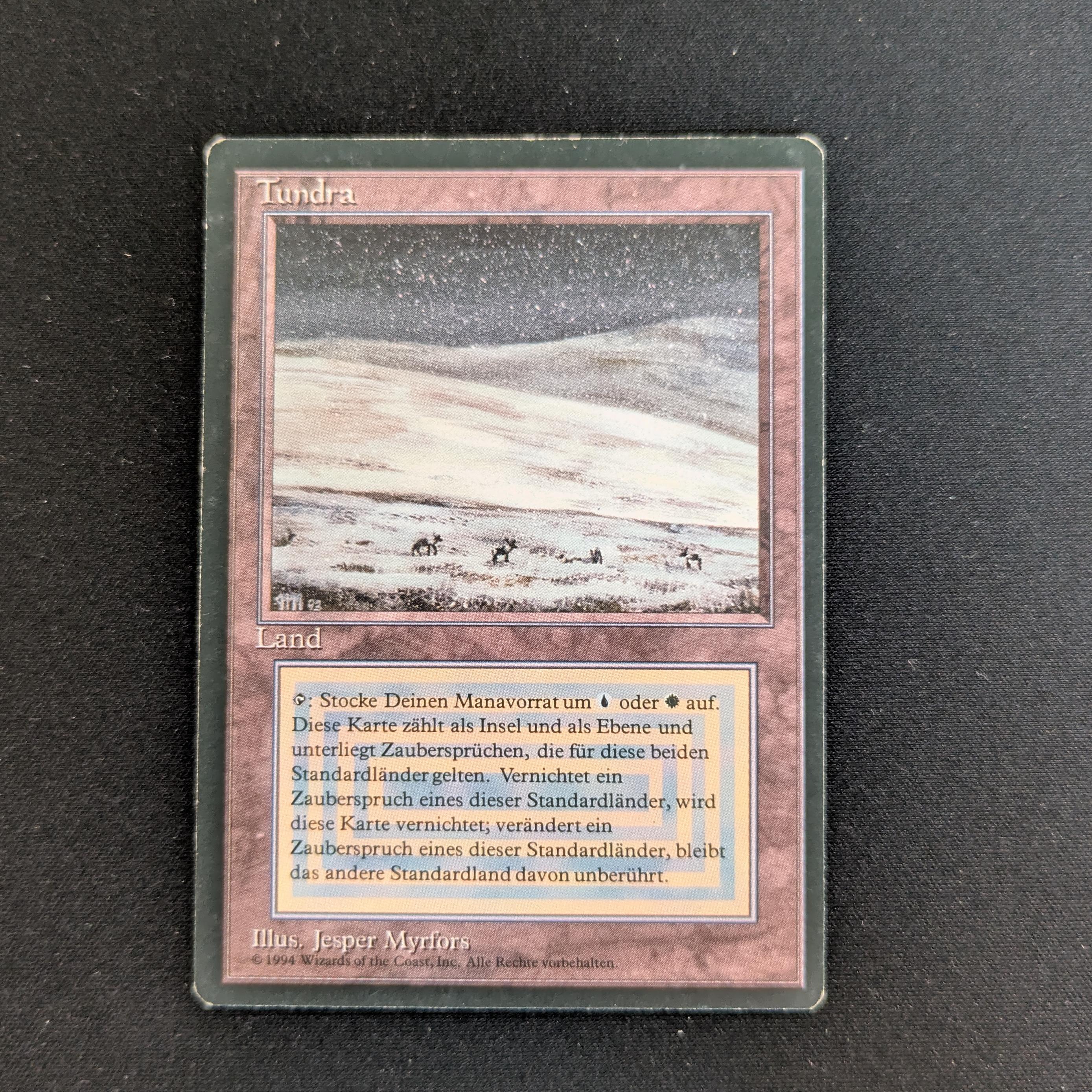 MTG Singles - Tundra - Foreign Black Bordered - German - LP - 28303