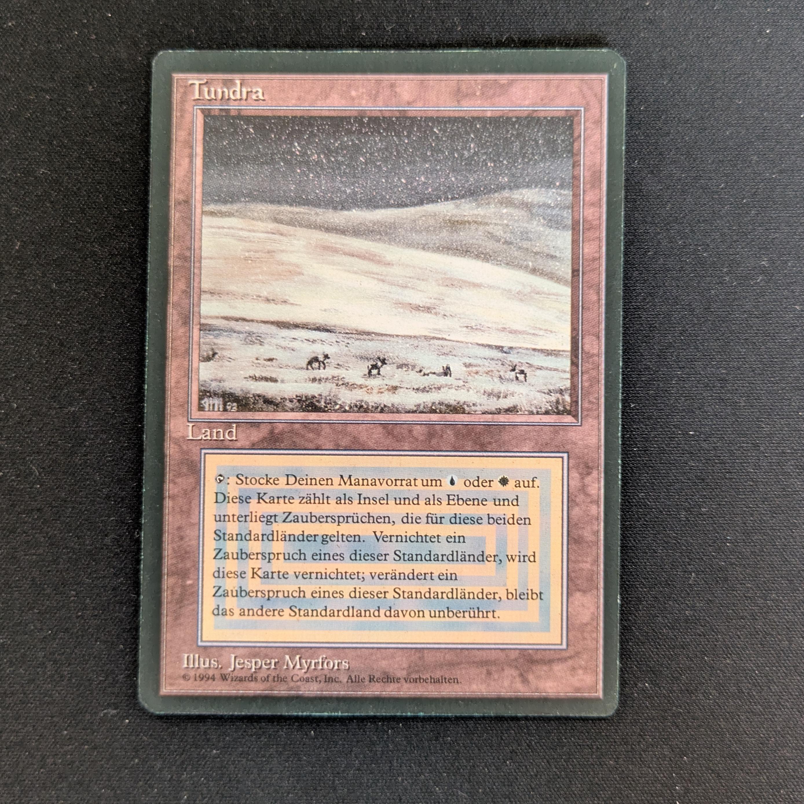 MTG Singles - Tundra - Foreign Black Bordered - German - PL - INKED - 28306