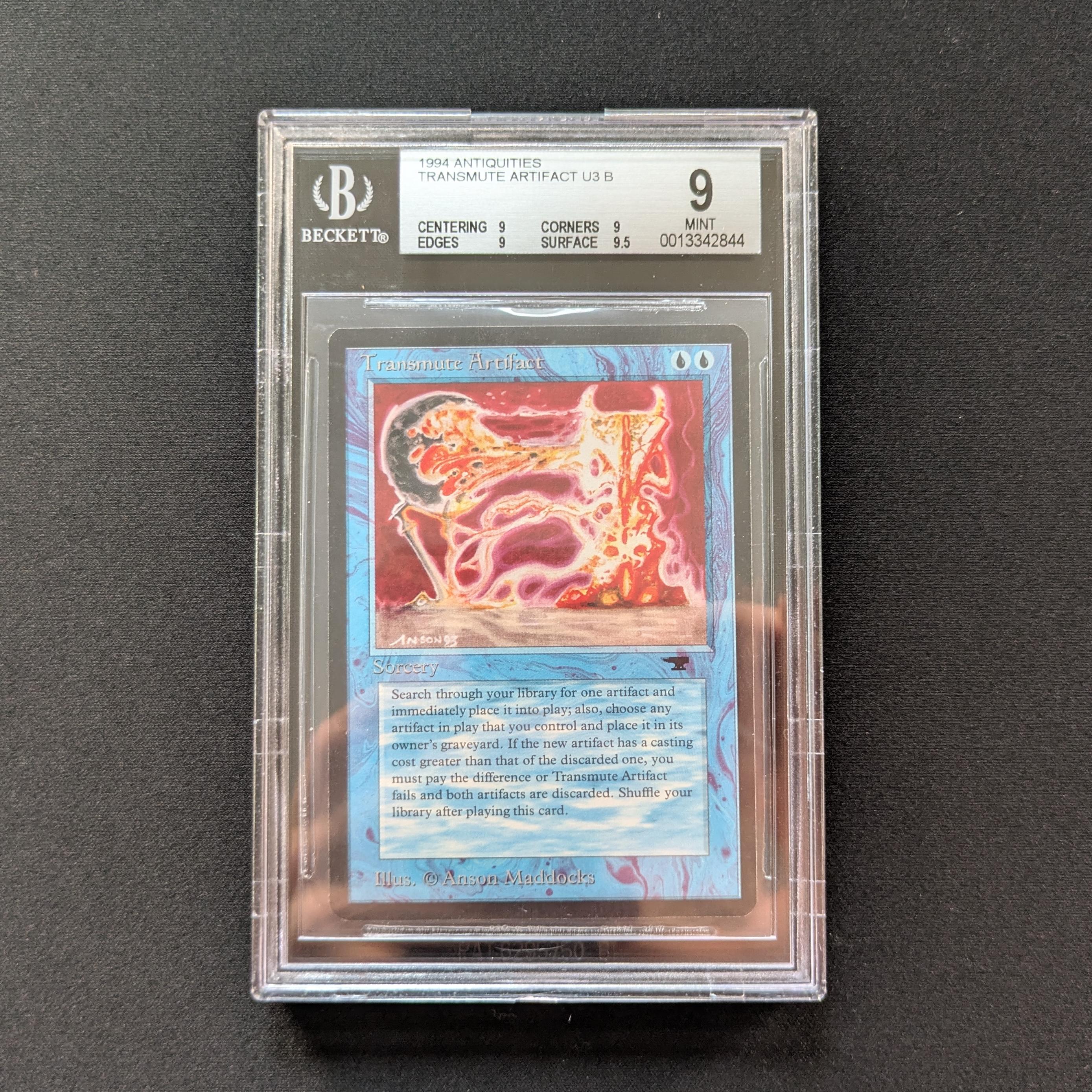 MTG Singles - Transmute Artifact - Antiquities - BGS 9 - 28483