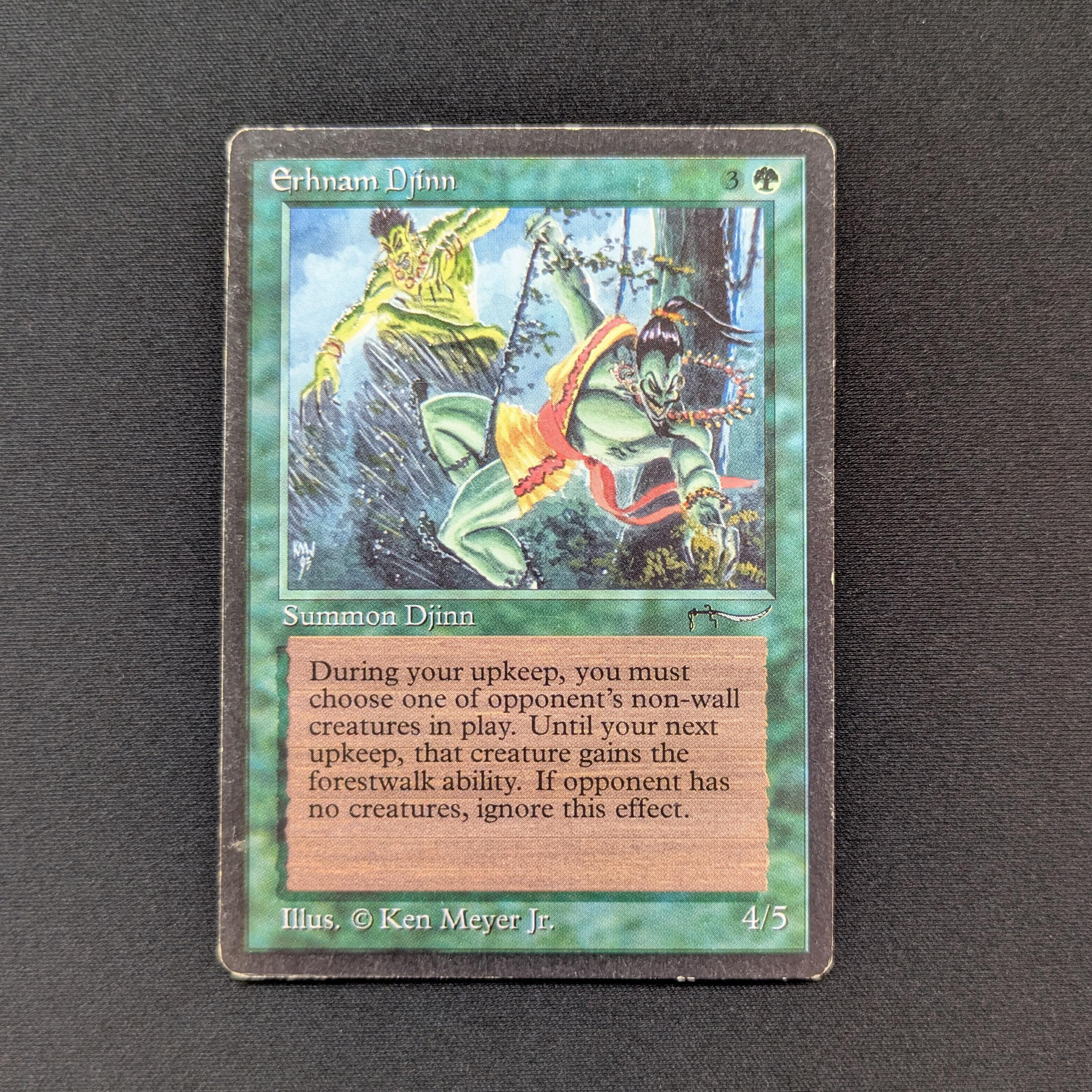 MTG Singles - Erhnam Djinn - Arabian Nights - LP - 28525