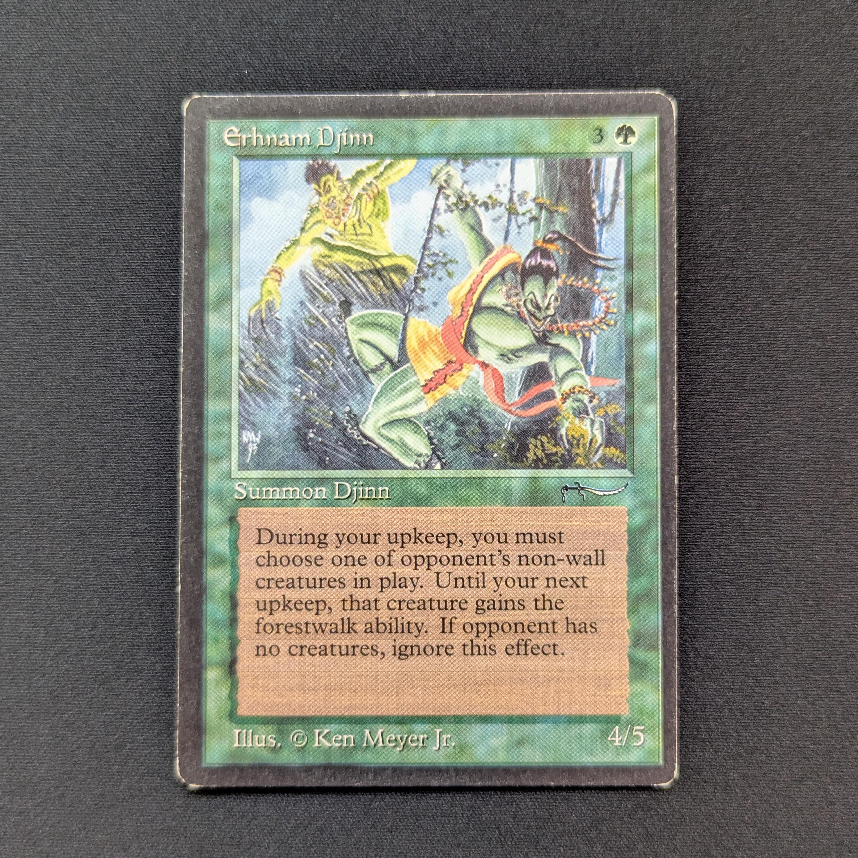 MTG Singles - Erhnam Djinn - Arabian Nights - LP - 28526