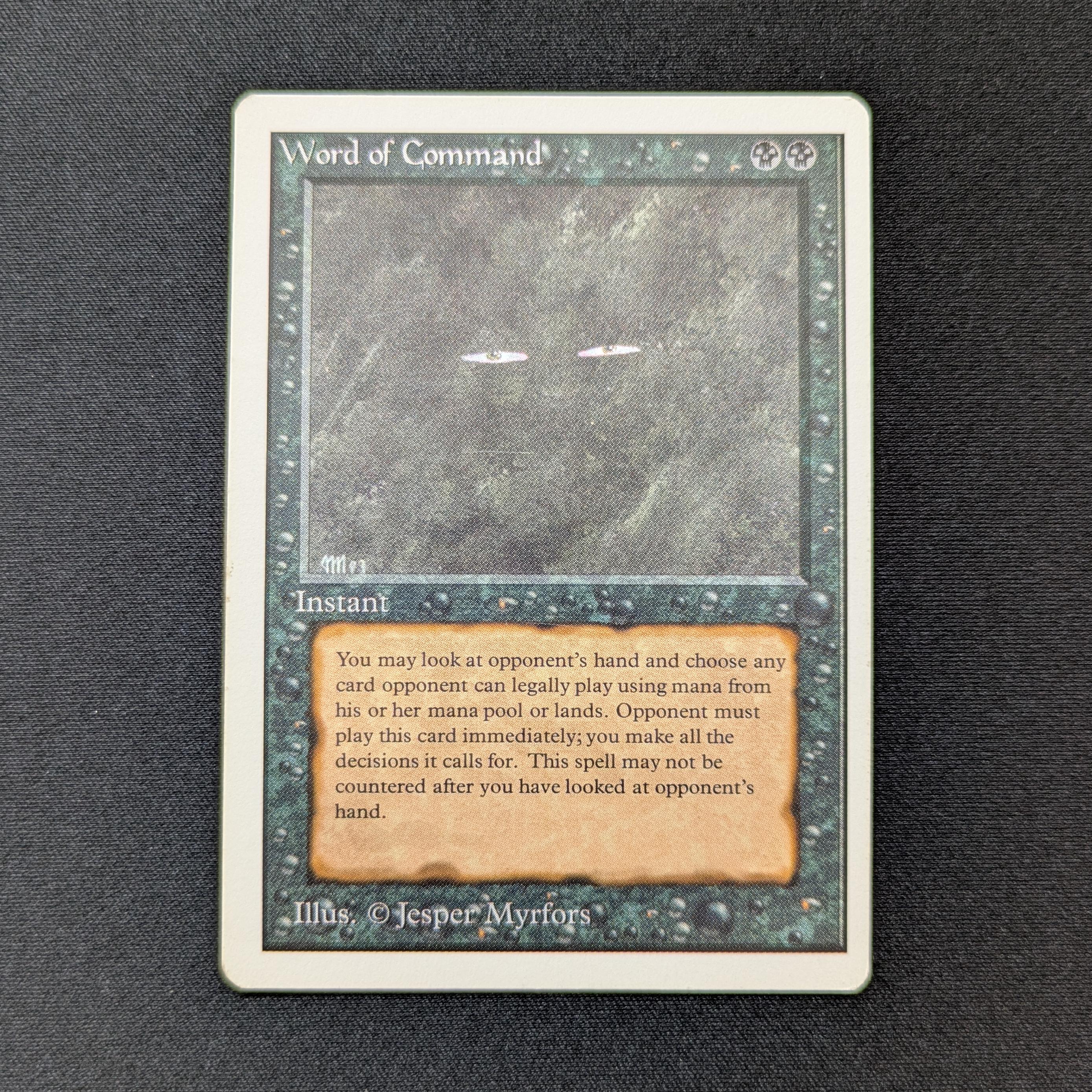 MTG Singles - Word of Command - Unlimited - LP - 28545