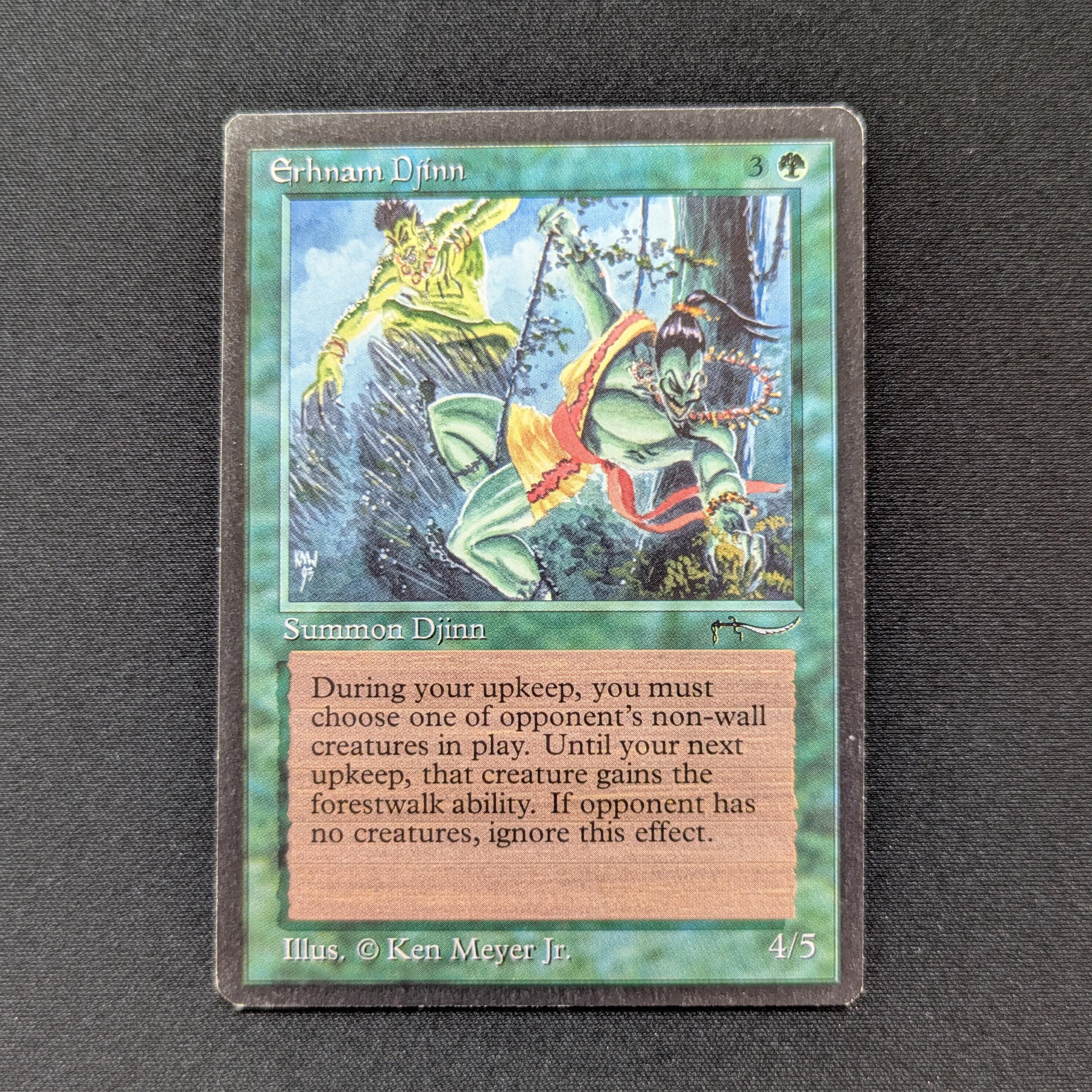 MTG Singles - Erhnam Djinn - Arabian Nights - NM - 28602