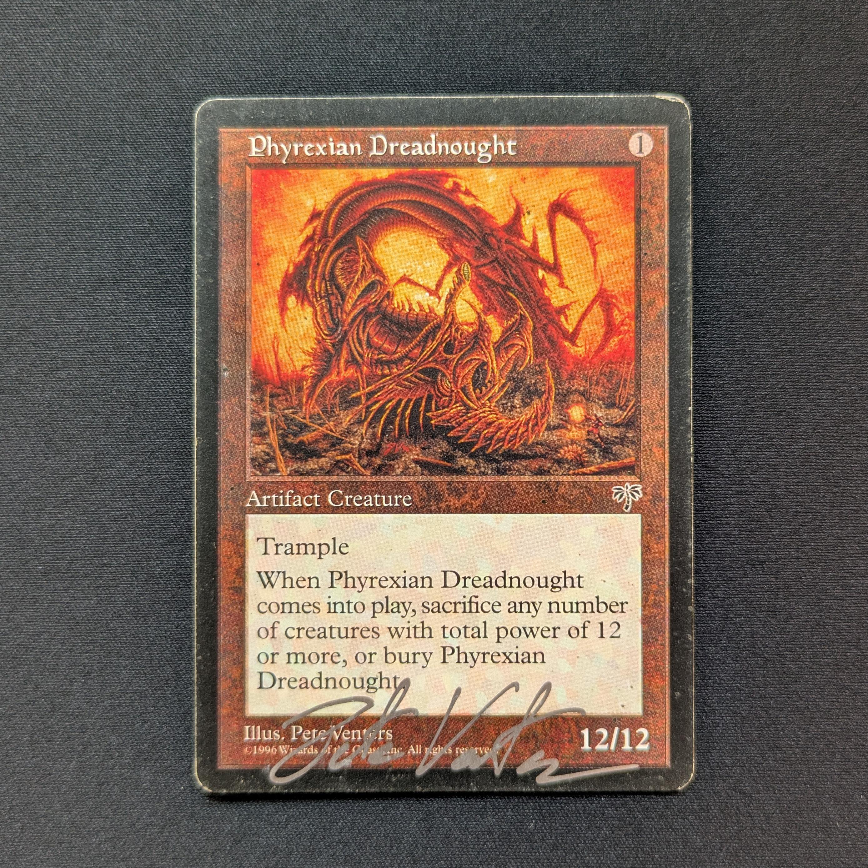 MTG Singles - Phyrexian Dreadnought - Mirage - English - PO - SIGNED - 28665