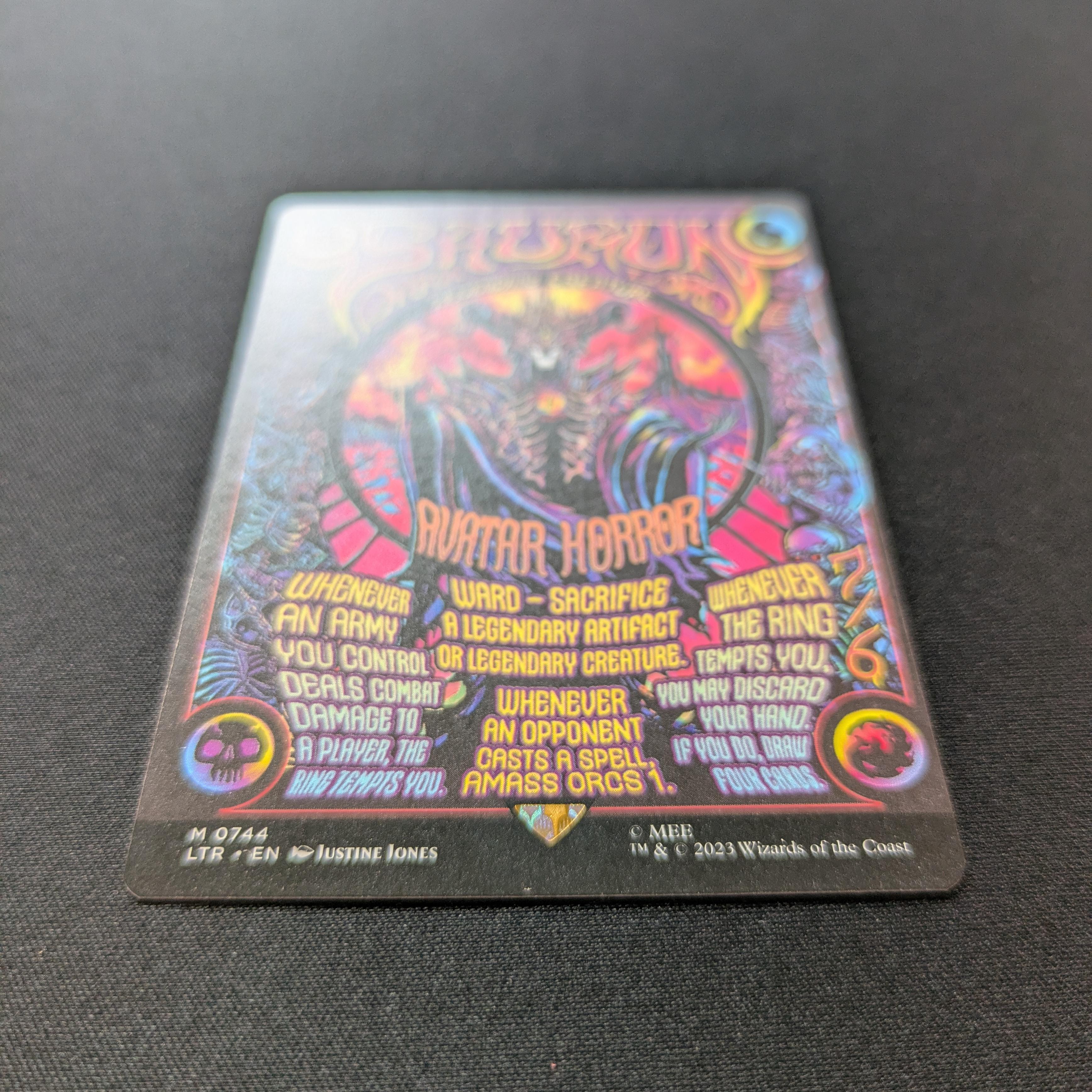 MTG Singles - Sauron, the Dark Lord (Poster) - The Lord of the Rings: Tales of Middle-earth Holiday Release - NM -