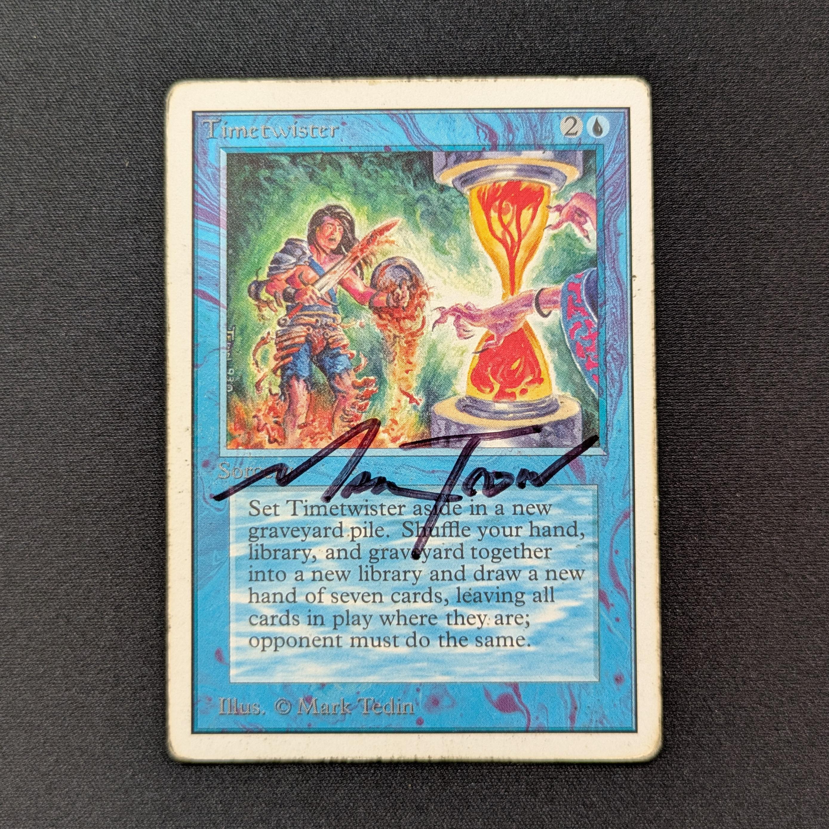 MTG Singles - Timetwister - Unlimited - PL - SIGNED - 28747