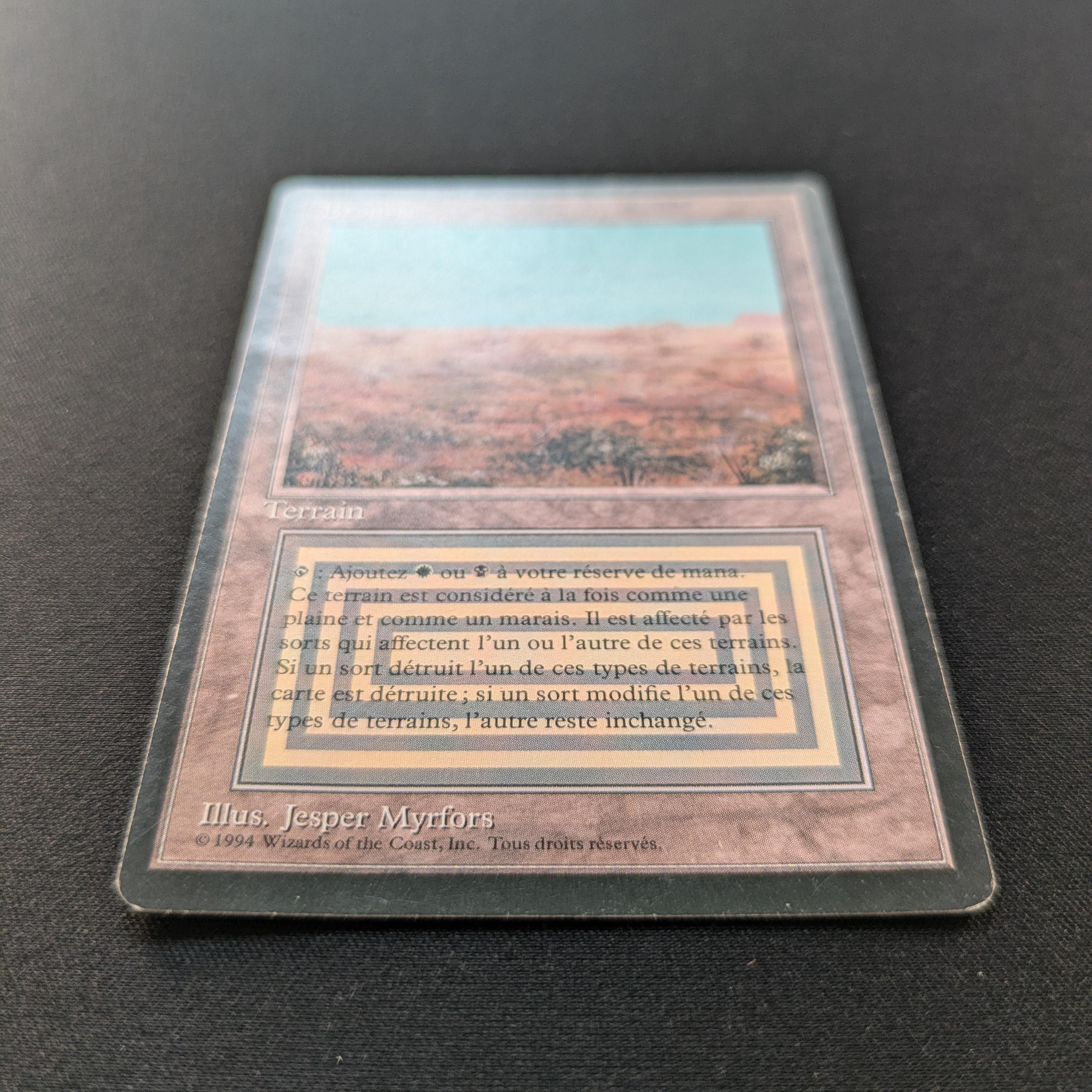 MTG Singles - Scrubland - Foreign Black Bordered -