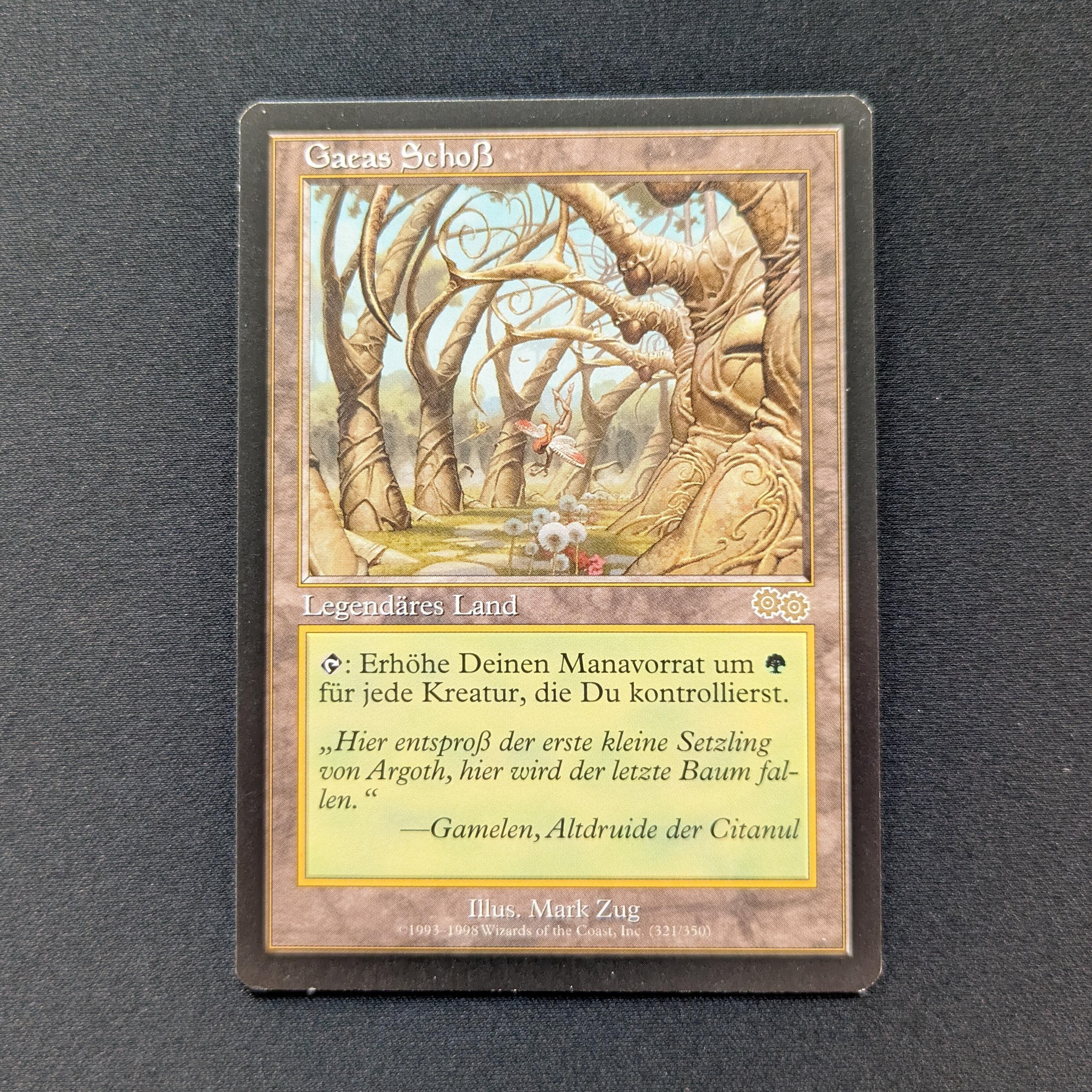 MTG Singles - Gaea's Cradle - Urza's Saga - German - EX - 28843