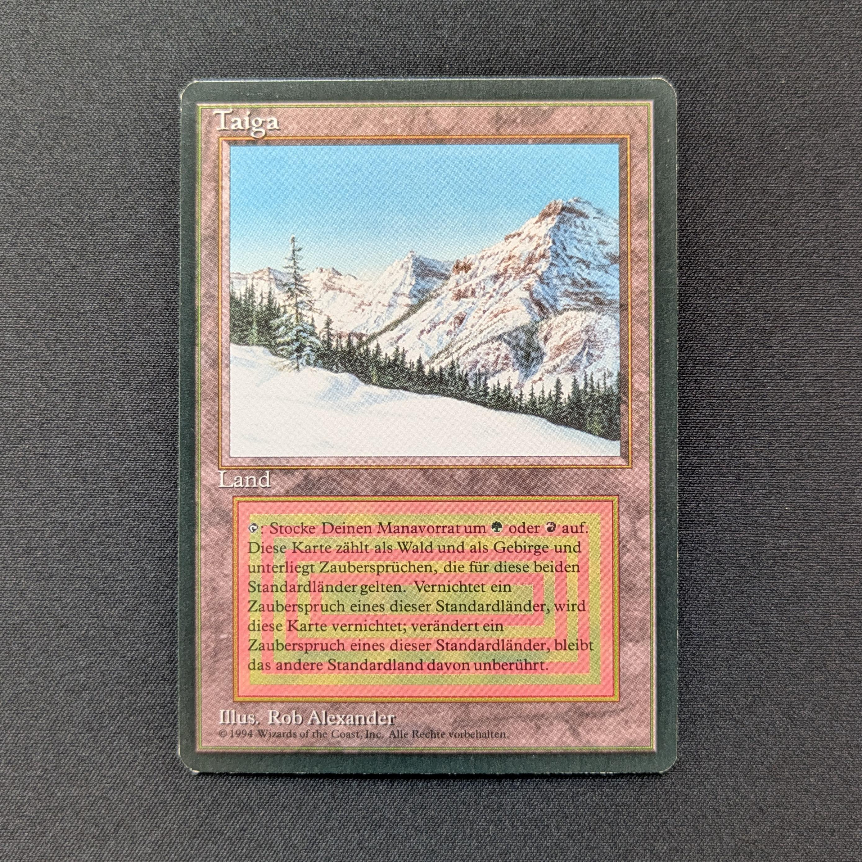 MTG Singles - Taiga - Foreign Black Bordered -