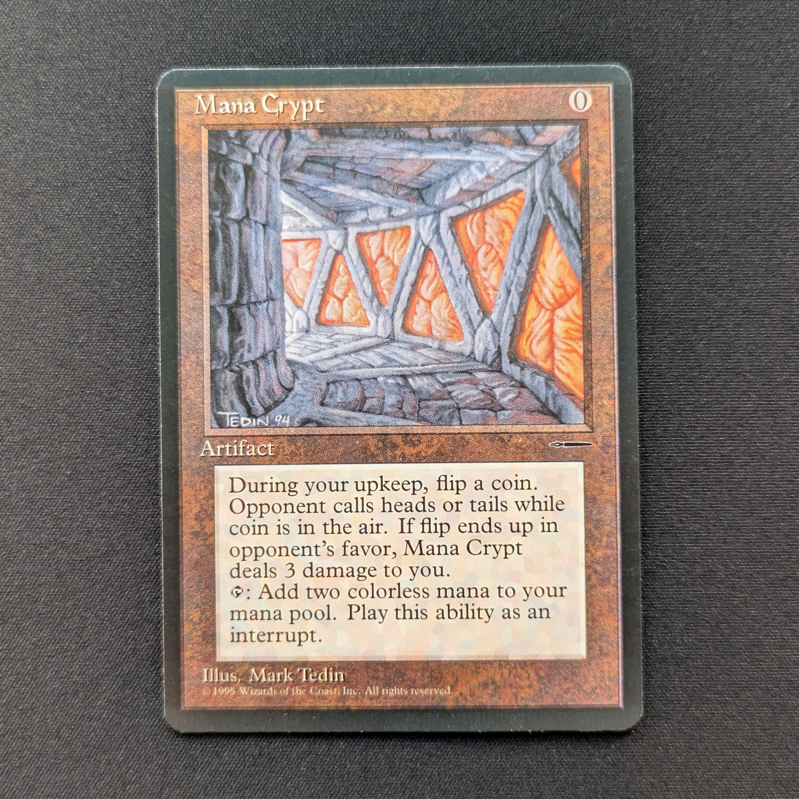 MTG Singles - Mana Crypt (Book Insert) - Harper Prism Promos - EX -