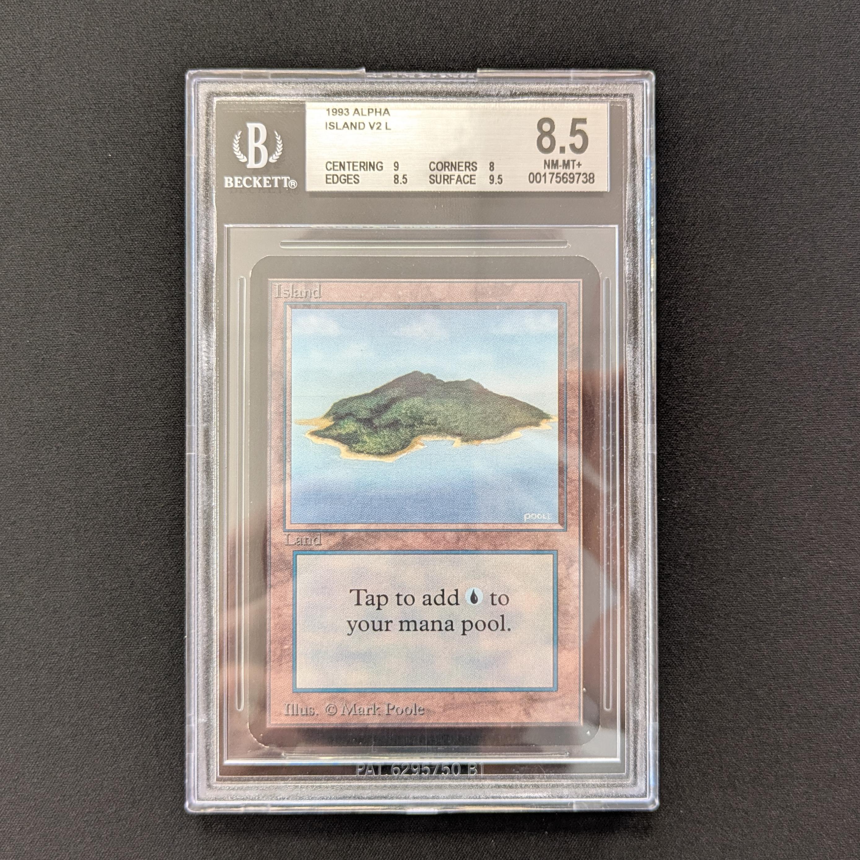 MTG Singles - Island (V.2) - Alpha - BGS 8.5 -