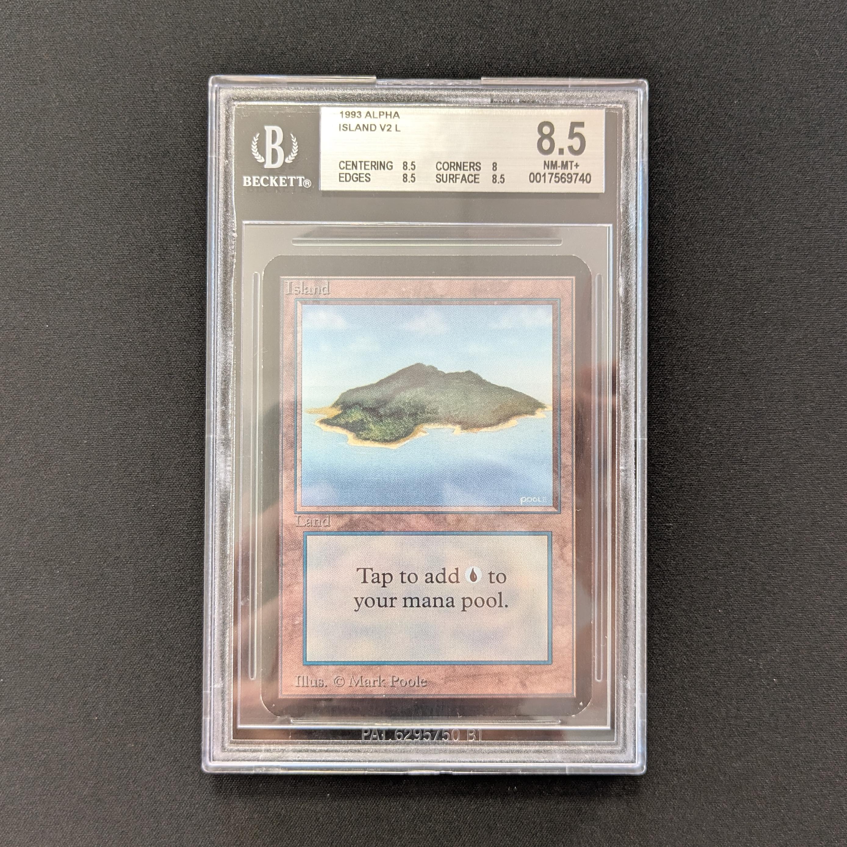 MTG Singles - Island (V.2) - Alpha - BGS 8.5 -