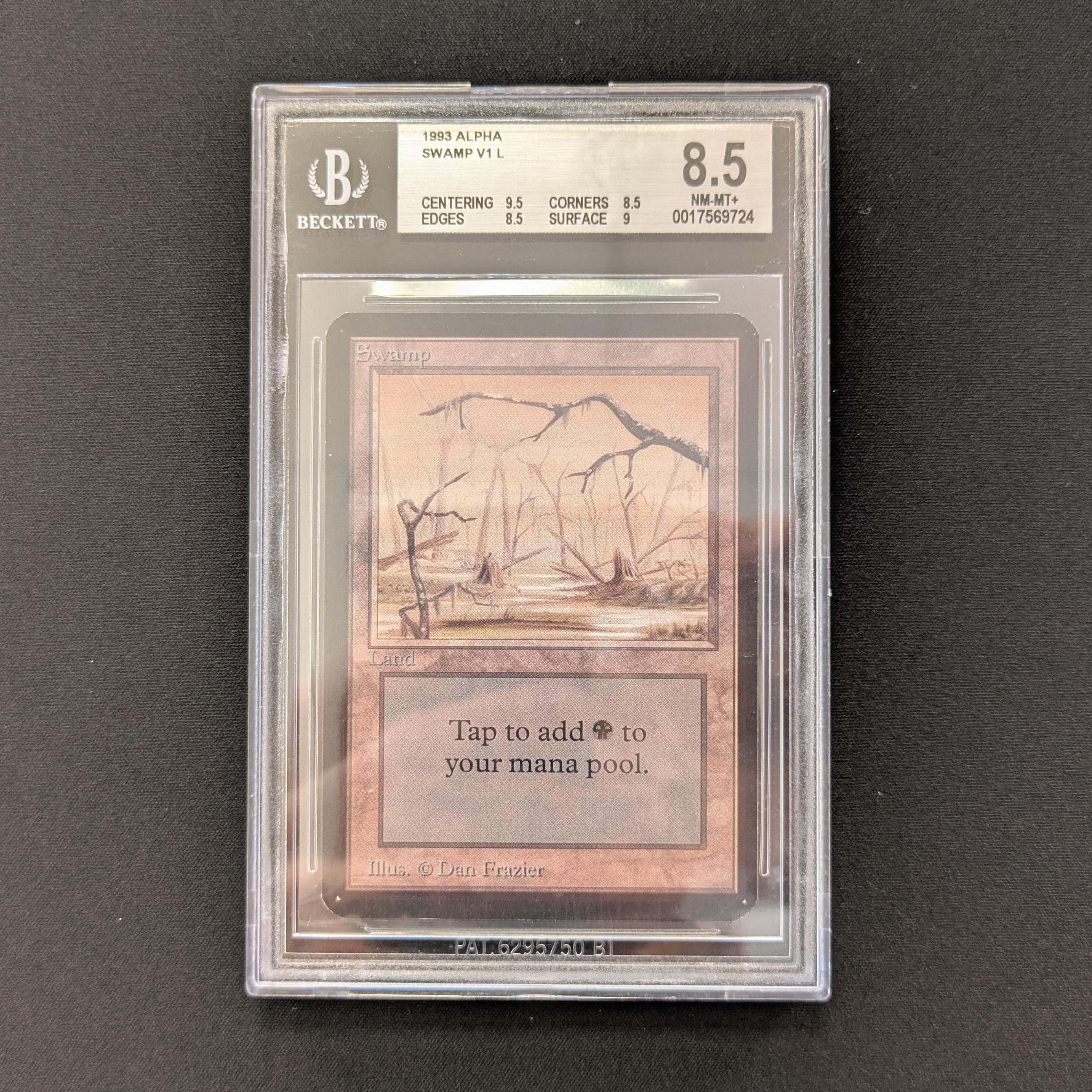 MTG Singles - Swamp (V.1) - Alpha - BGS 8.5 -