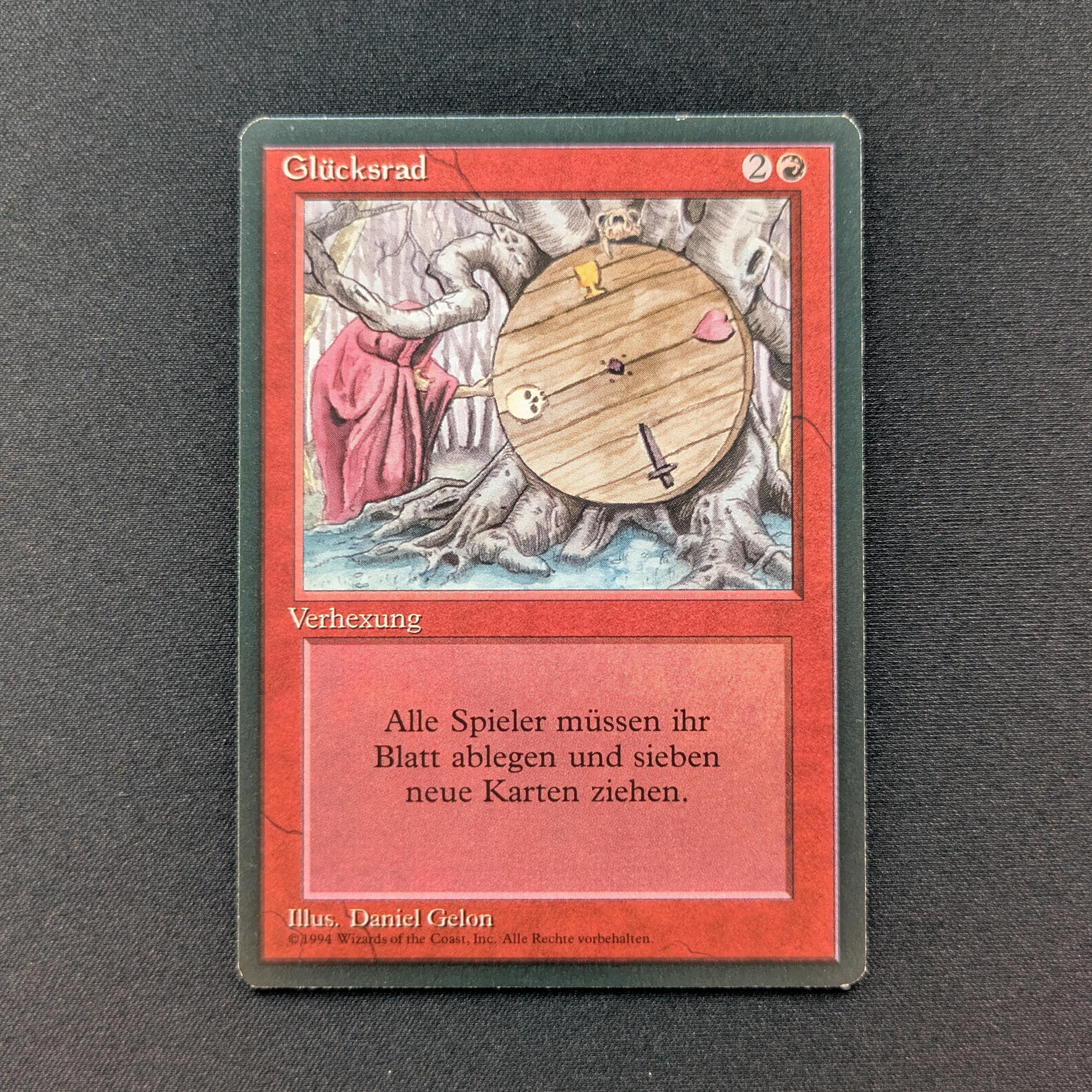 MTG Singles - Wheel of Fortune - Foreign Black Bordered - German - EX - 29007