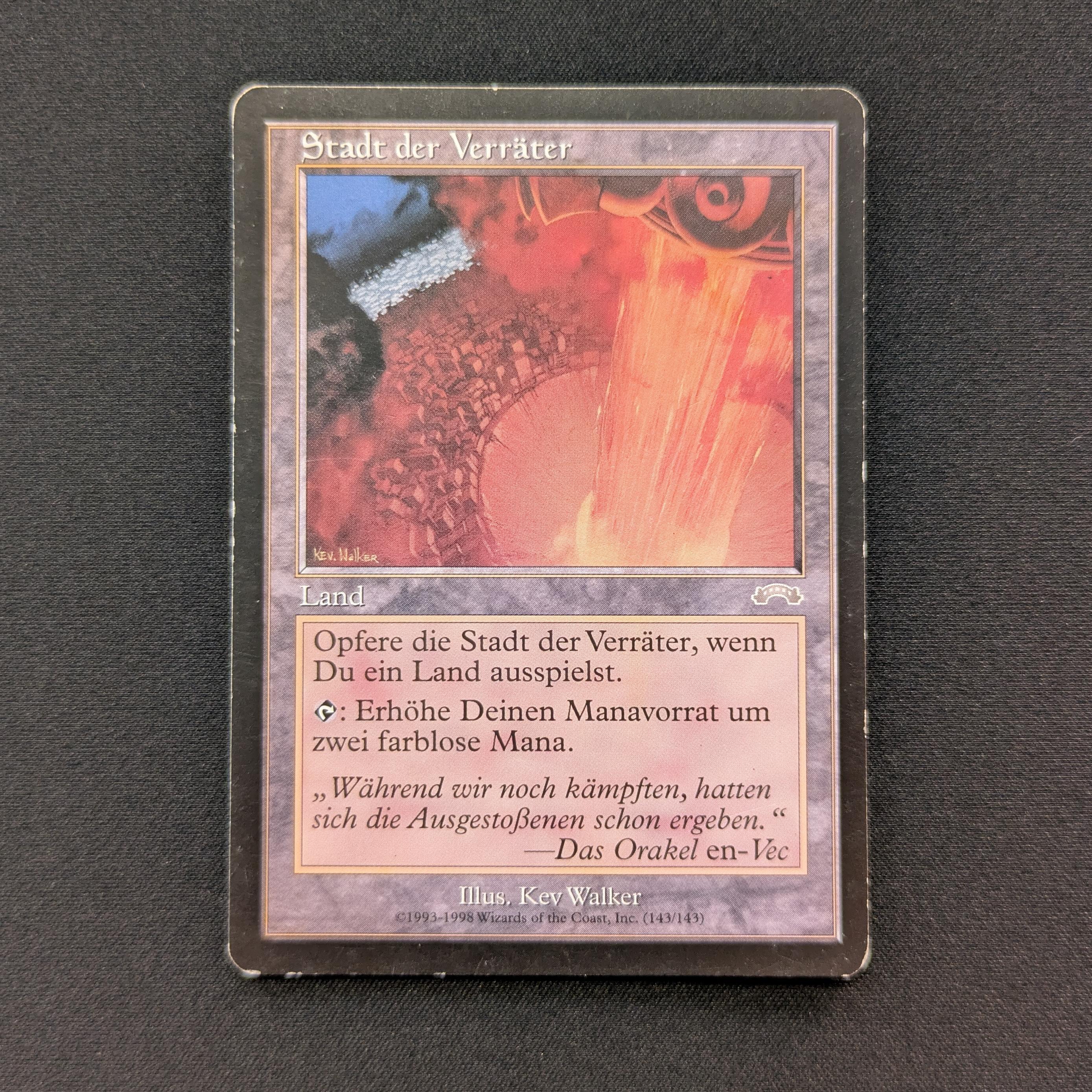 MTG Singles - City of Traitors - Exodus - German - PL - SUNBLEACHED - 29101