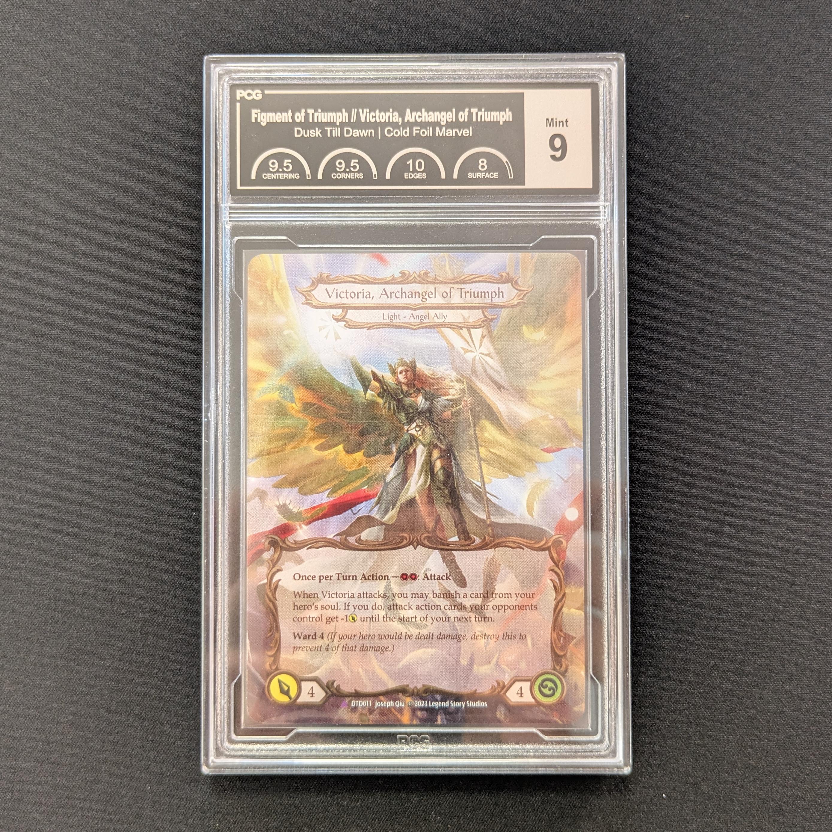 FAB Singles - Figment of Triumph // Victoria, Archangel of Triumph (Marvel) - - Dusk till Dawn - PCG 9 -