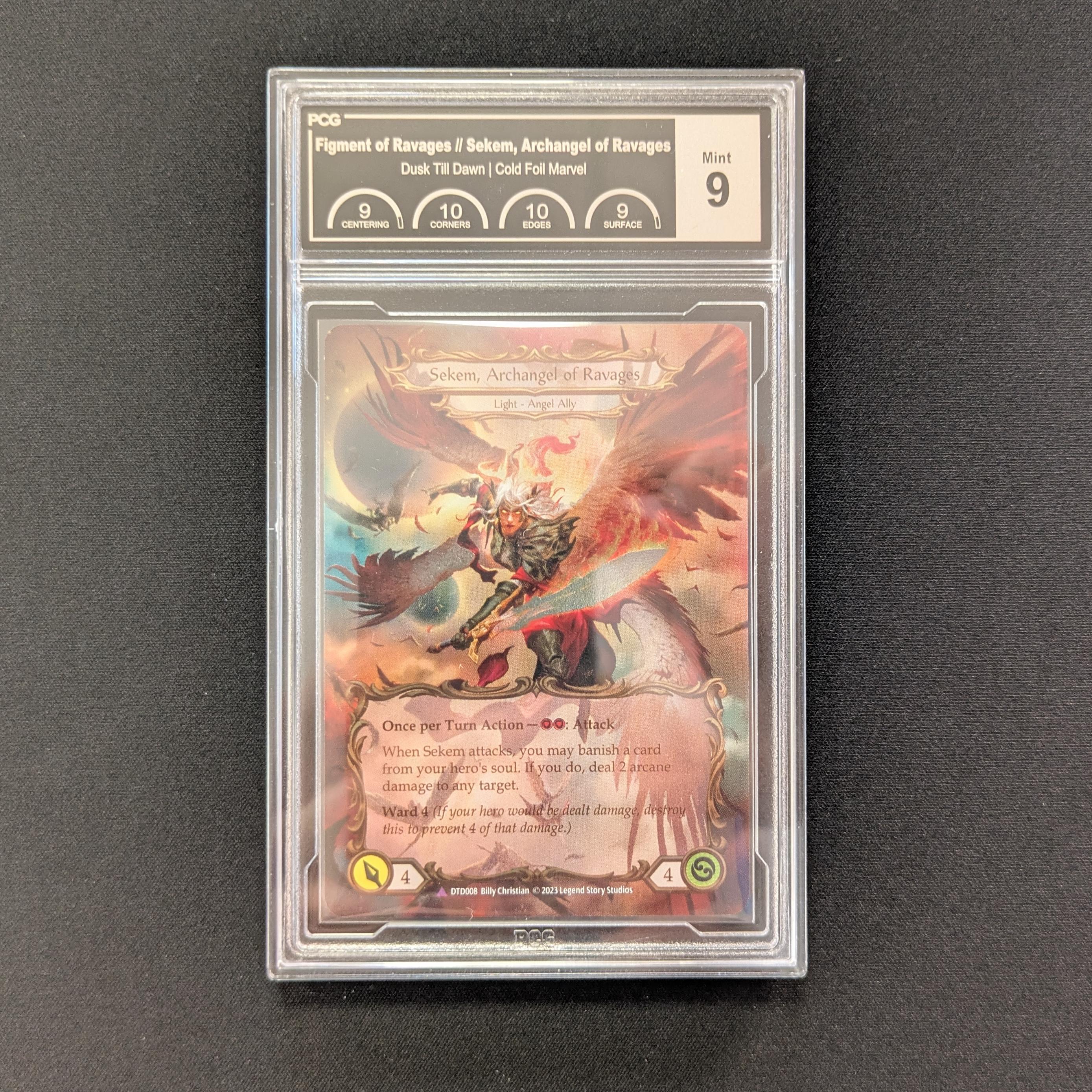 FAB Singles - Figment of Ravages // Sekem, Archangel of Ravages (Marvel) - - Dusk till Dawn - PCG 9 -