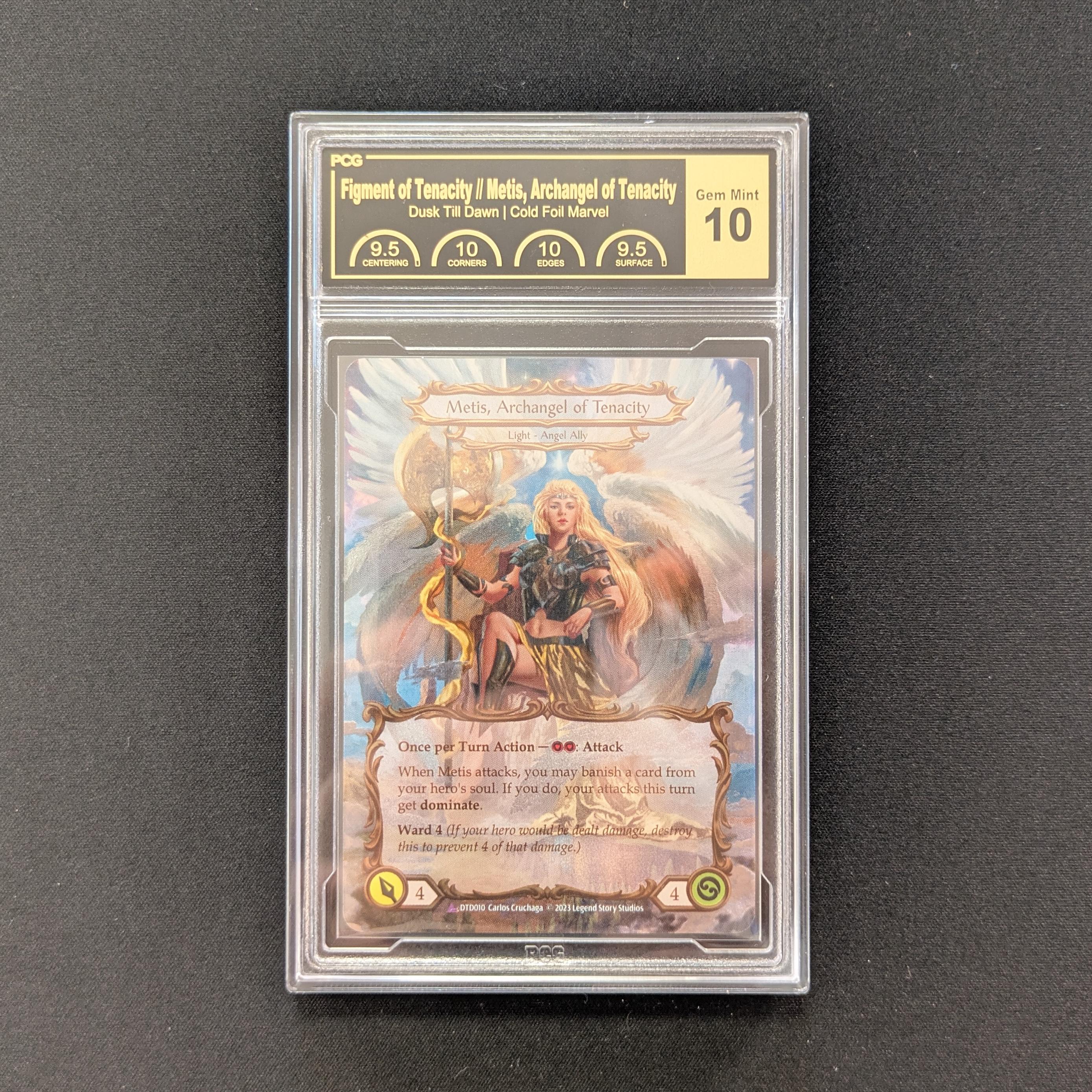 FAB Singles - Figment of Tenacity // Metis, Archangel of Tenacity (Marvel) - - Dusk till Dawn - PCG 10 -