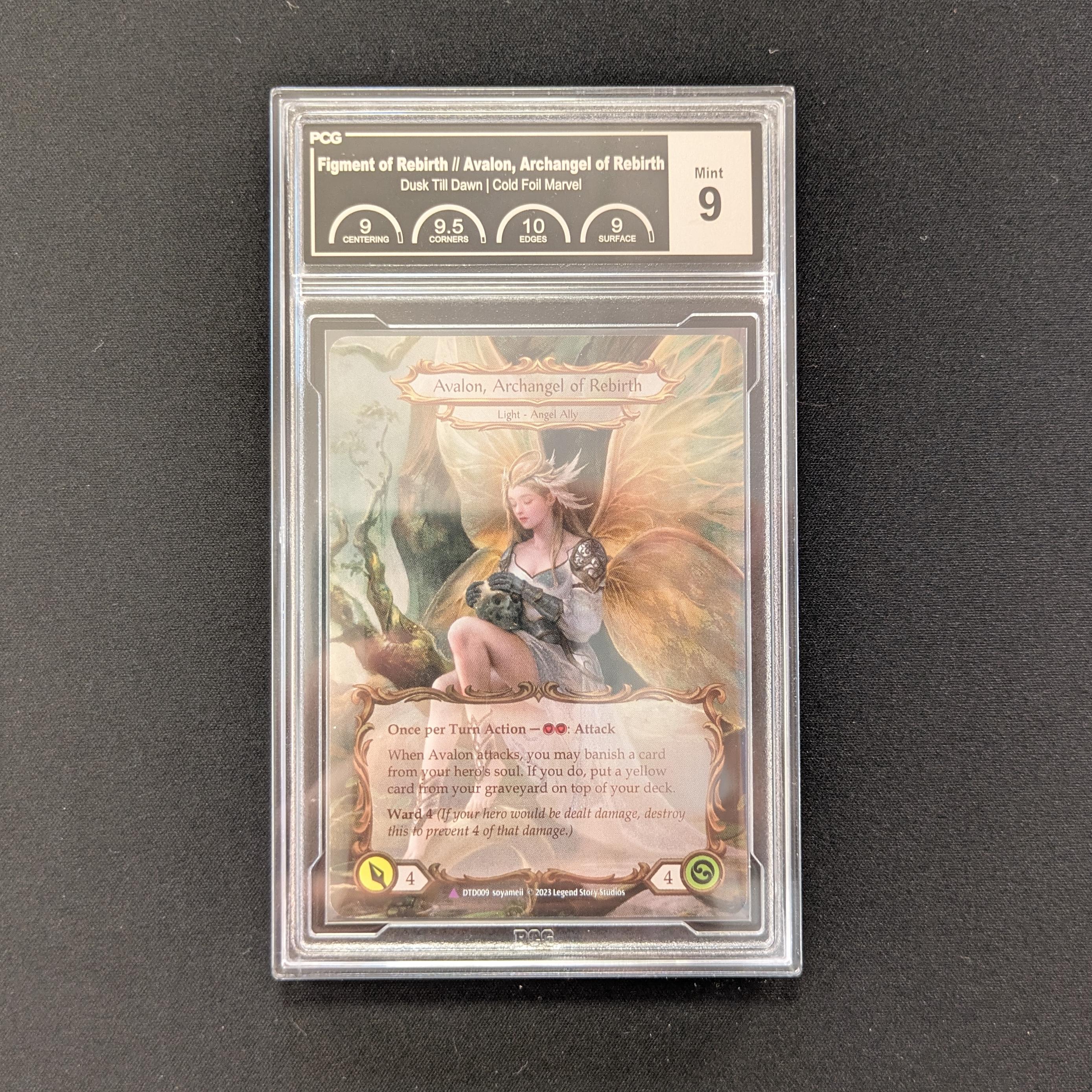 FAB Singles - Figment of Rebirth // Avalon, Archangel of Rebirth (Marvel) - - Dusk till Dawn - PCG 9 -