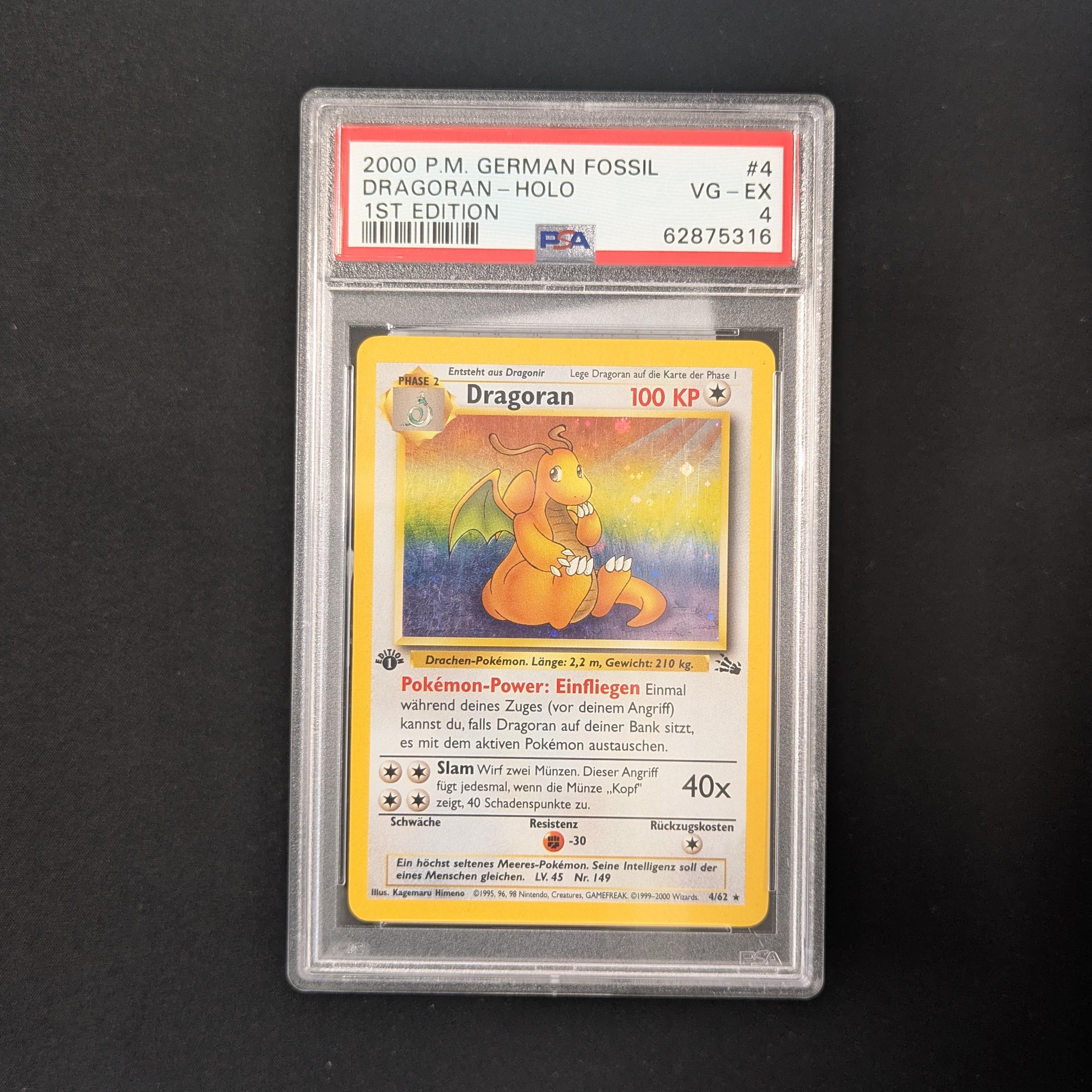 PTCG Singles - Dragonite (FO 4) - Fossil -