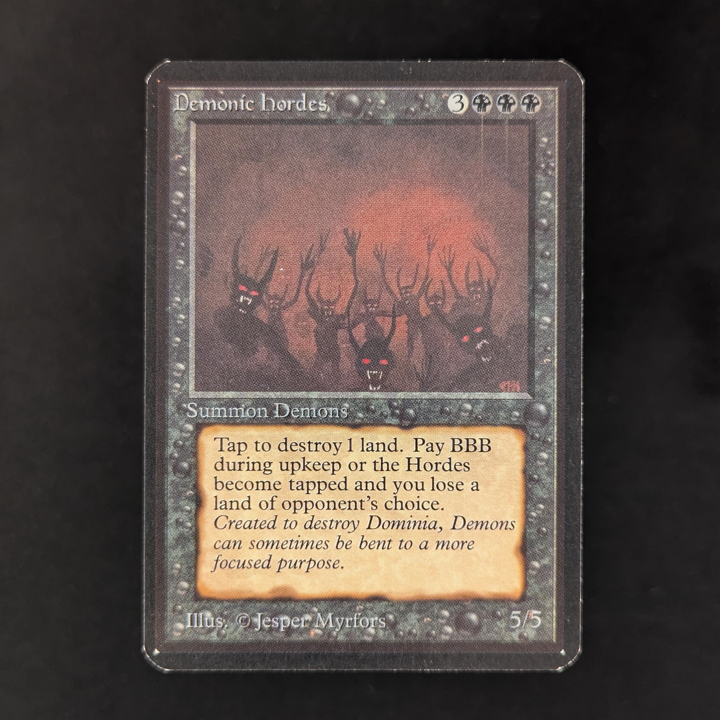 MTG Singles - Demonic Hordes - Alpha -