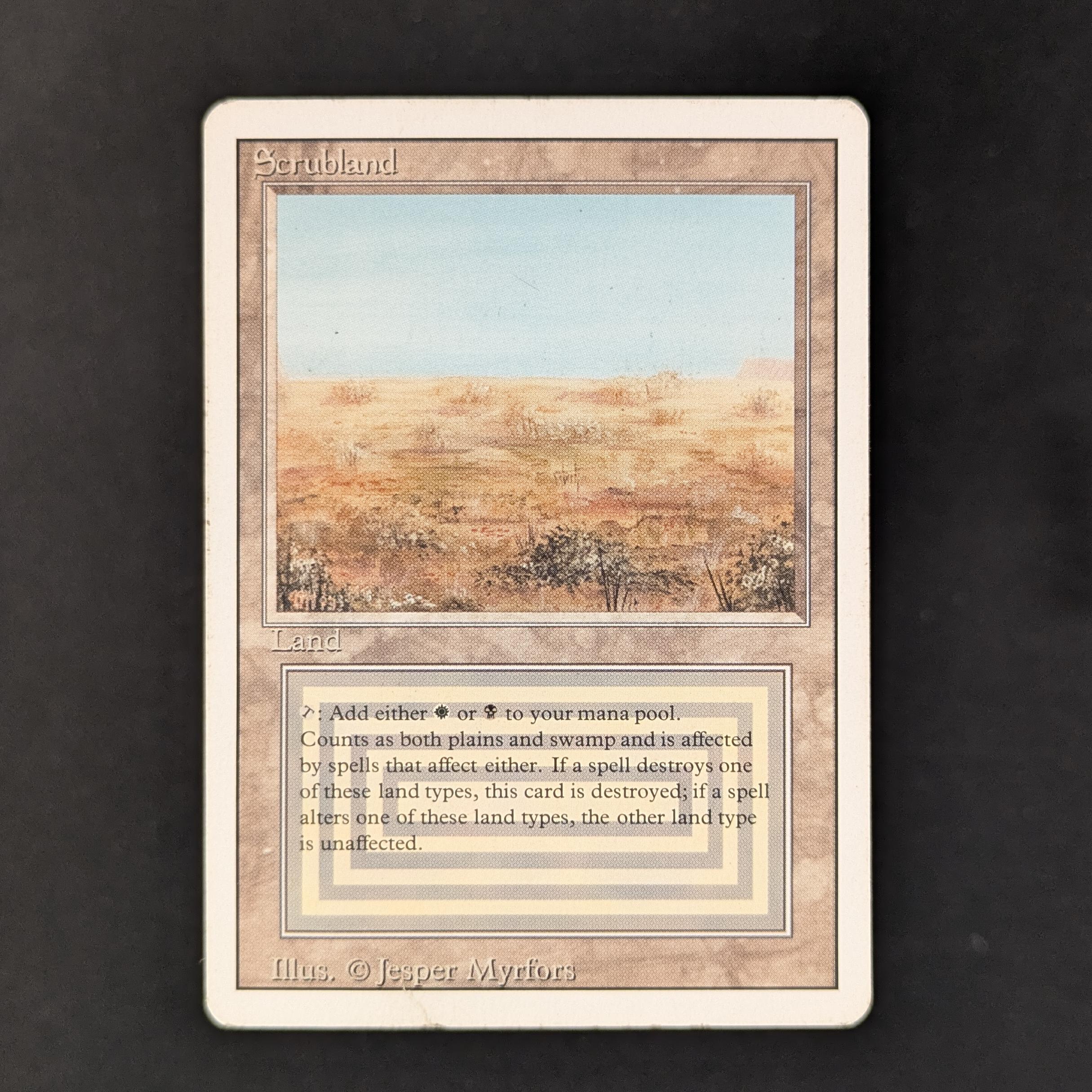 MTG Singles - Scrubland - Revised -