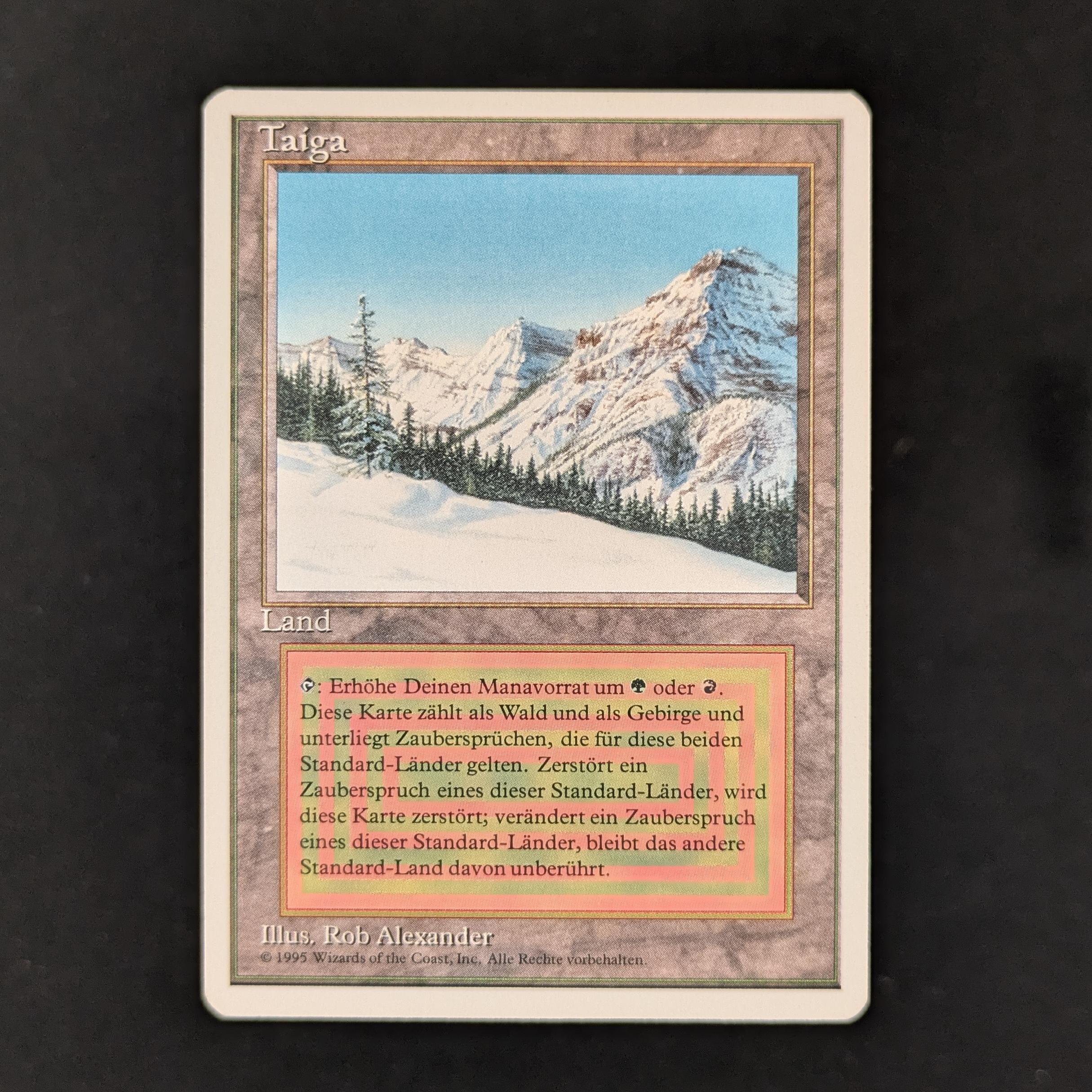 MTG Singles - Taiga - Foreign White Bordered -