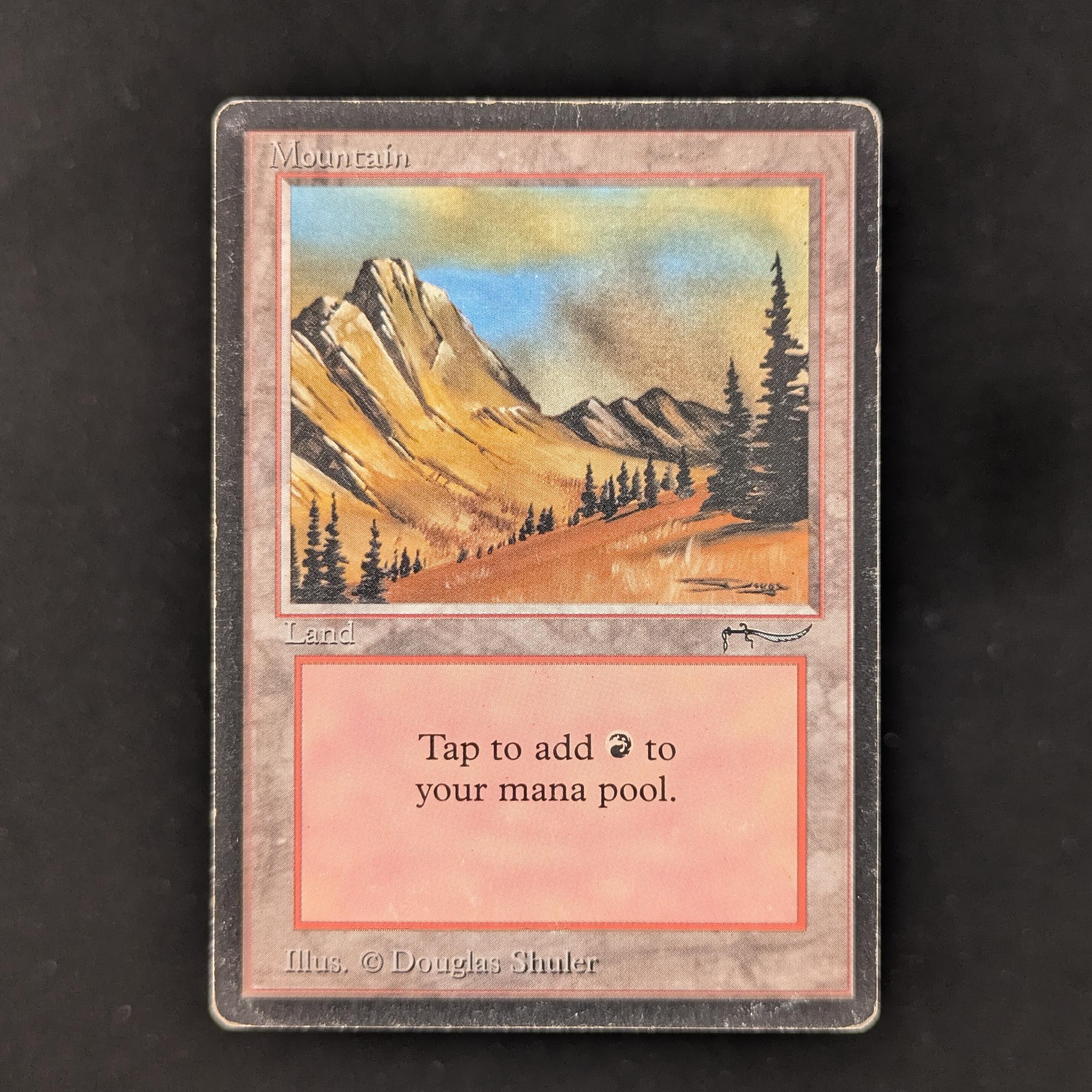 MTG Singles - Mountain - Arabian Nights - PL - BENT - 29895