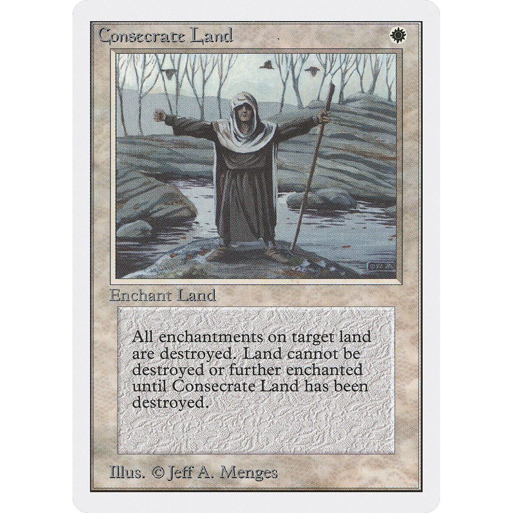 MTG Singles - Consecrate Land - Unlimited - Regular