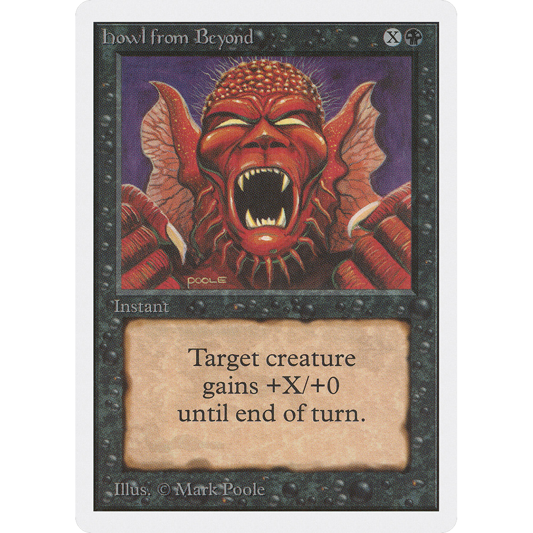 MTG Singles - Howl from Beyond - Unlimited - Regular