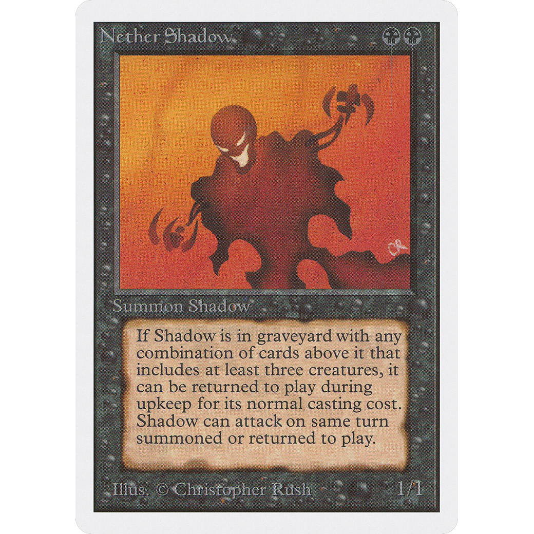 MTG Singles - Nether Shadow - Unlimited - Regular