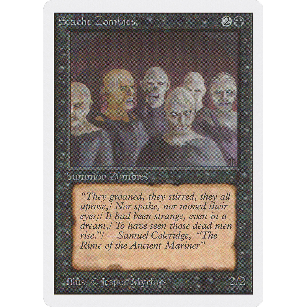 MTG Singles - Scathe Zombies - Unlimited - Regular