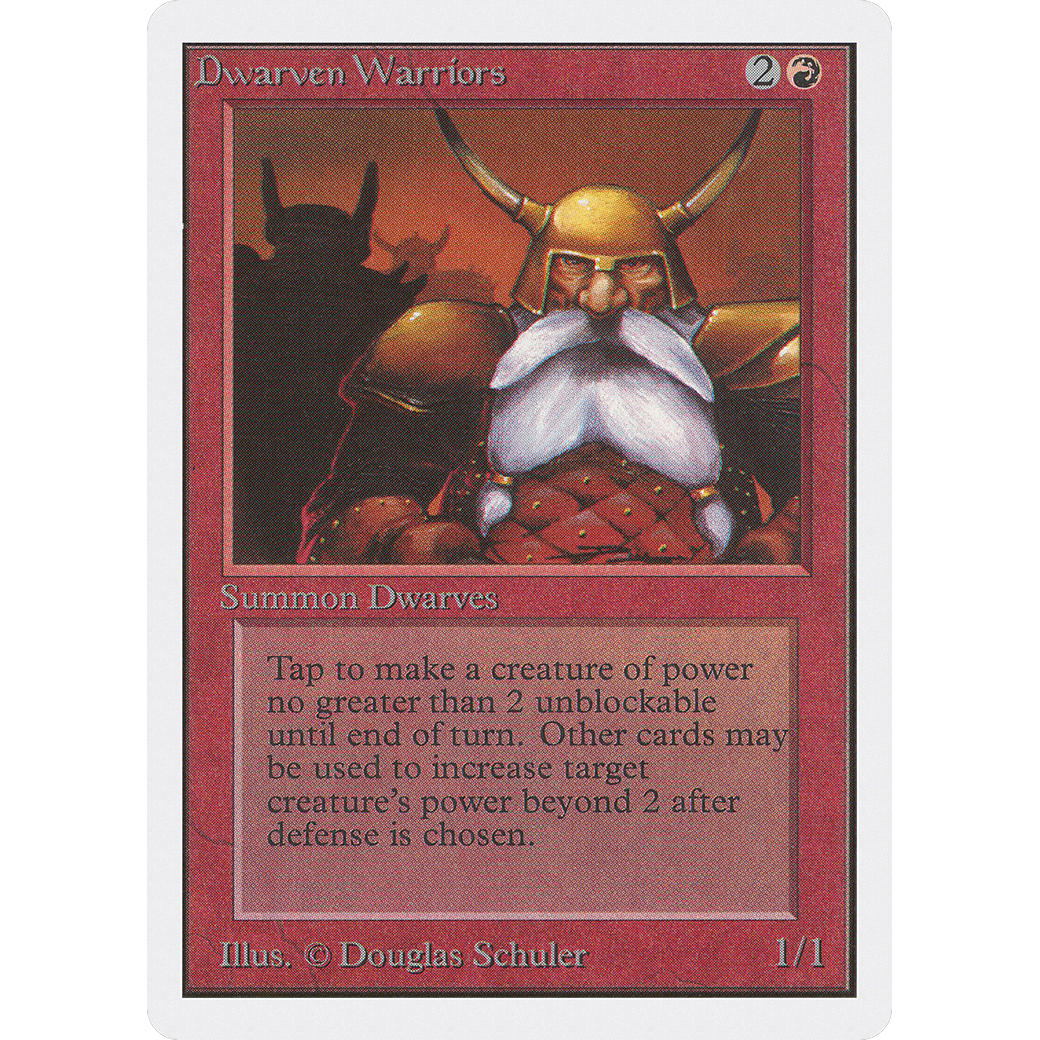 MTG Singles - Dwarven Warriors - Unlimited - Regular