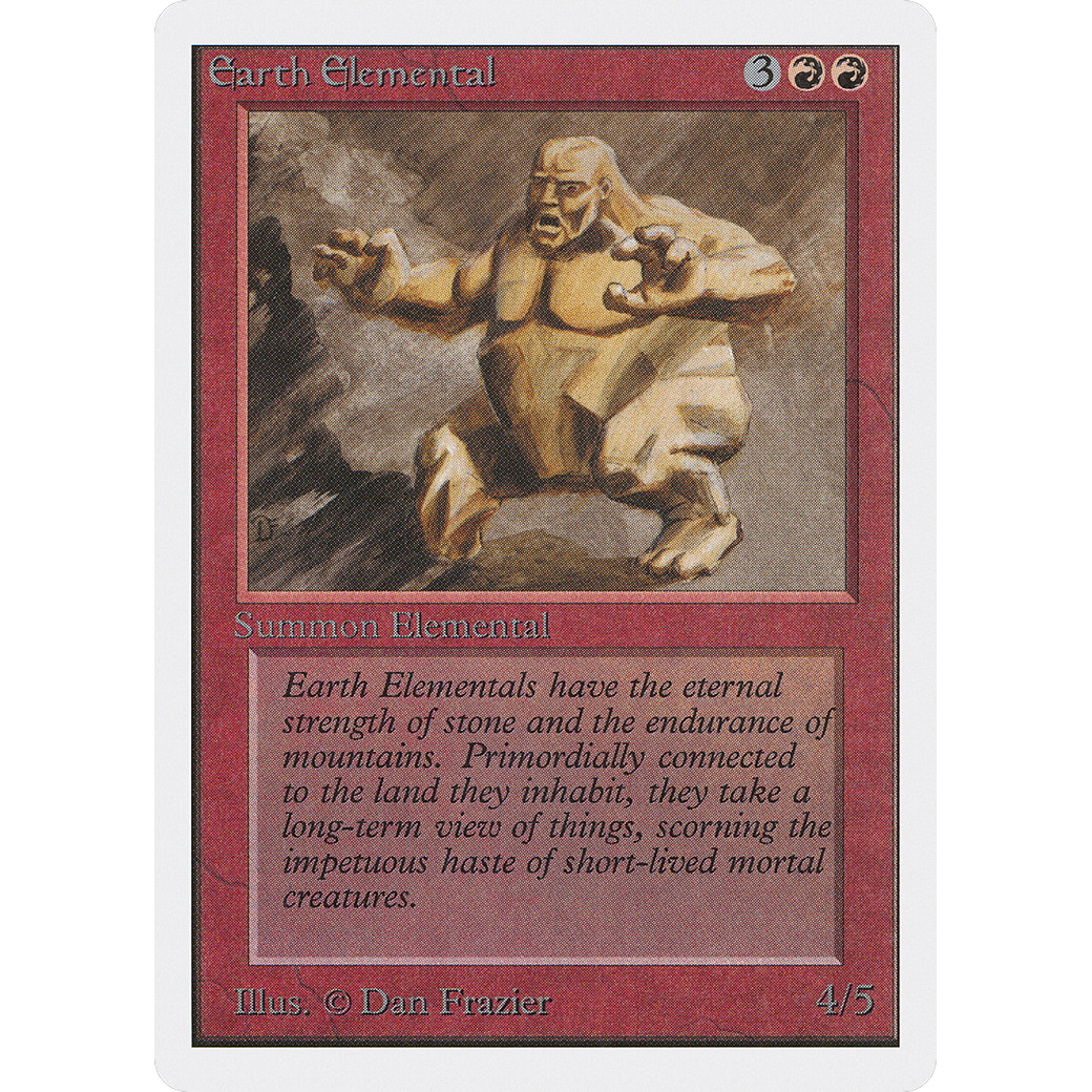 MTG Singles - Earth Elemental - Unlimited - Regular