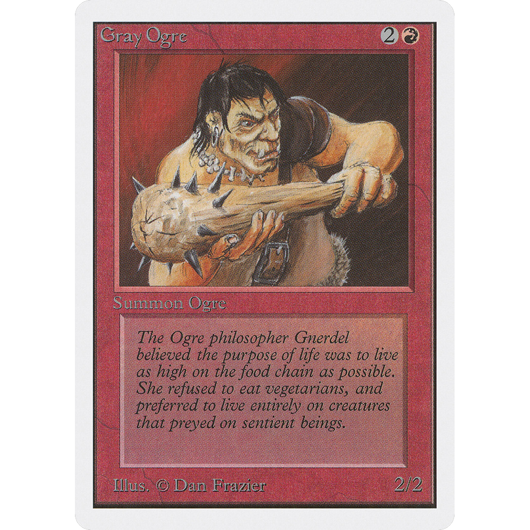 MTG Singles - Gray Ogre - Unlimited - Regular