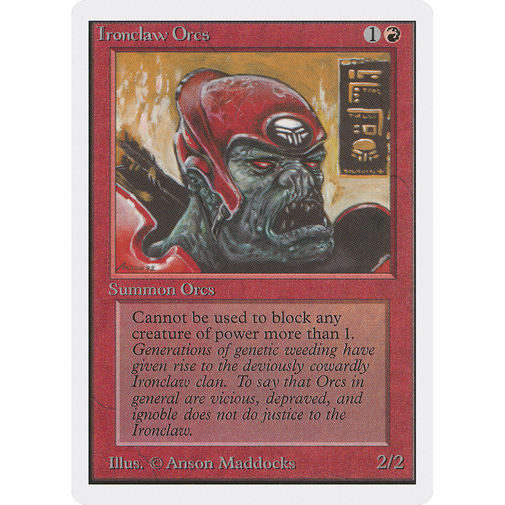 MTG Singles - Ironclaw Orcs - Unlimited - Regular