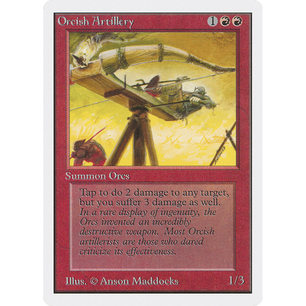 MTG Singles - Orcish Artillery - Unlimited - Regular