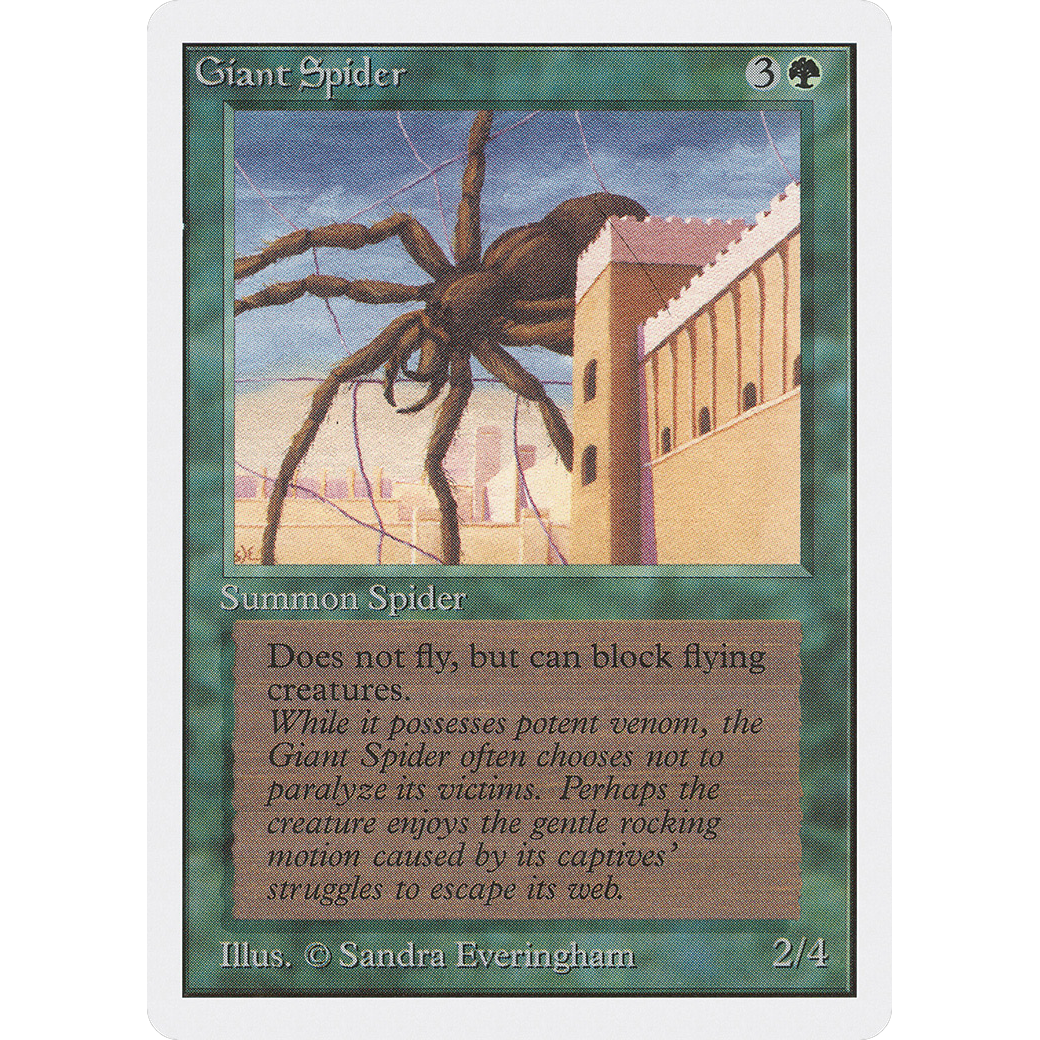 MTG Singles - Giant Spider - Unlimited - Regular