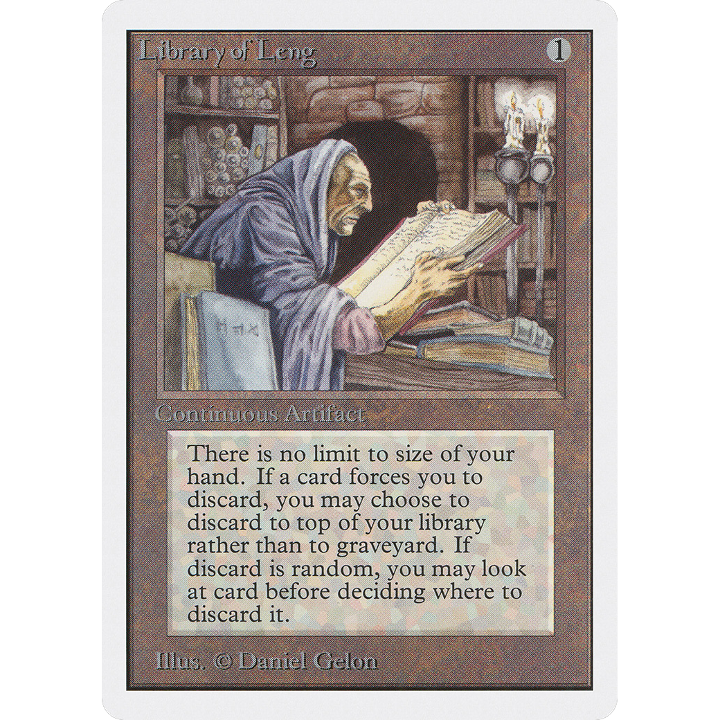 MTG Singles - Library of Leng - Unlimited - Regular
